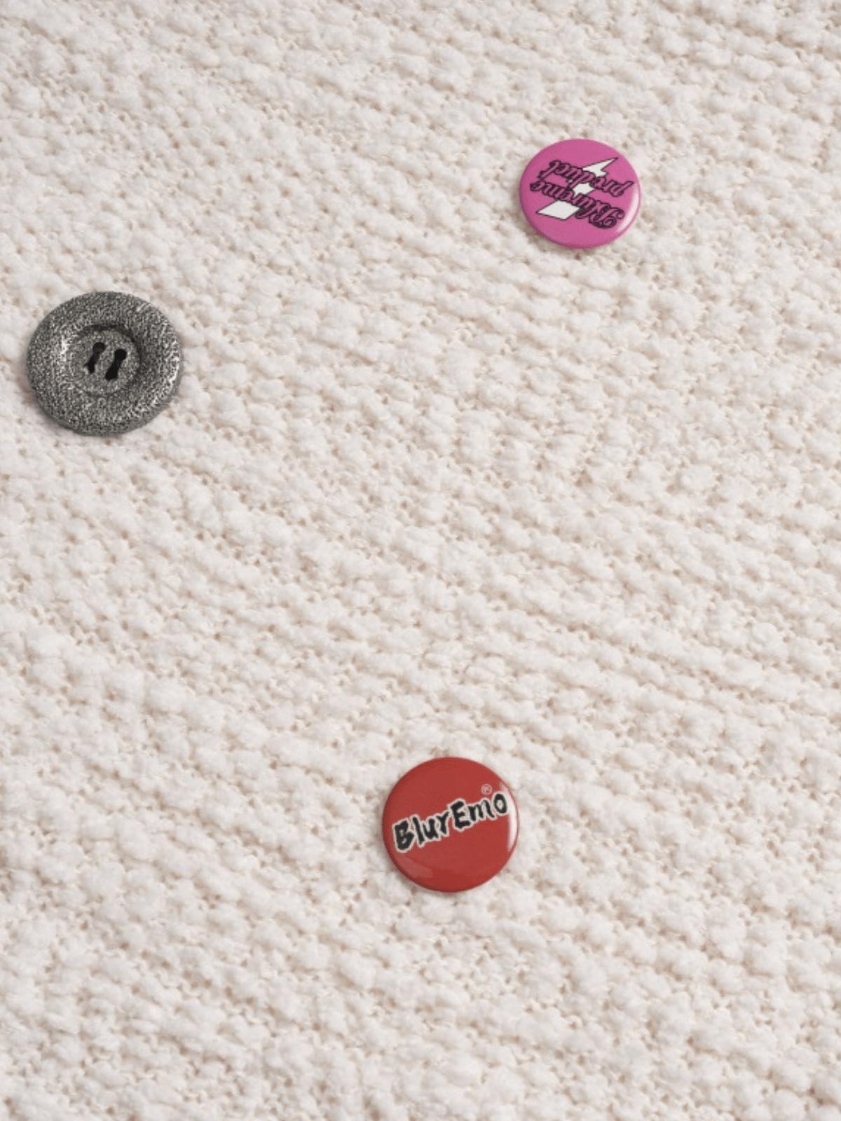 Aelfric Eden Colorful Button Fringe Sweater Product Image