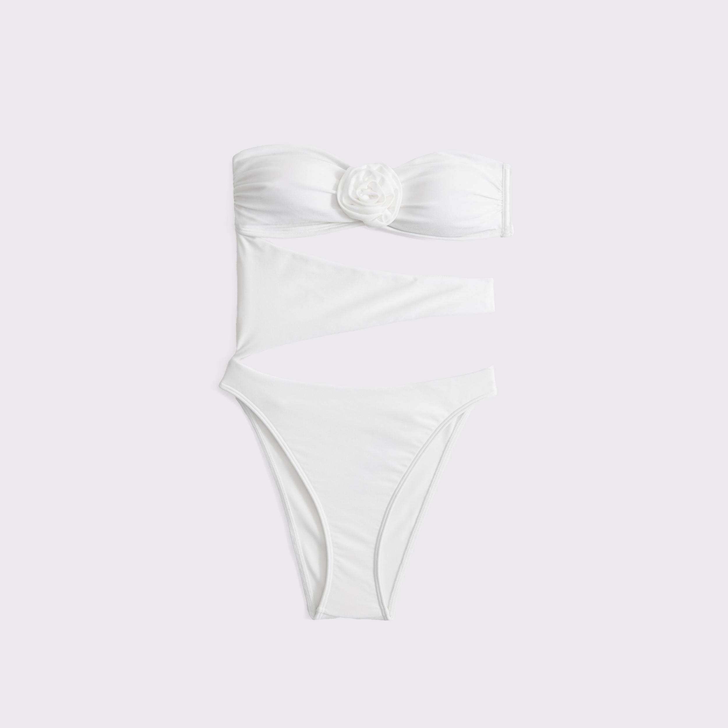 Rosette Cutout One-Piece Swimsuit Product Image