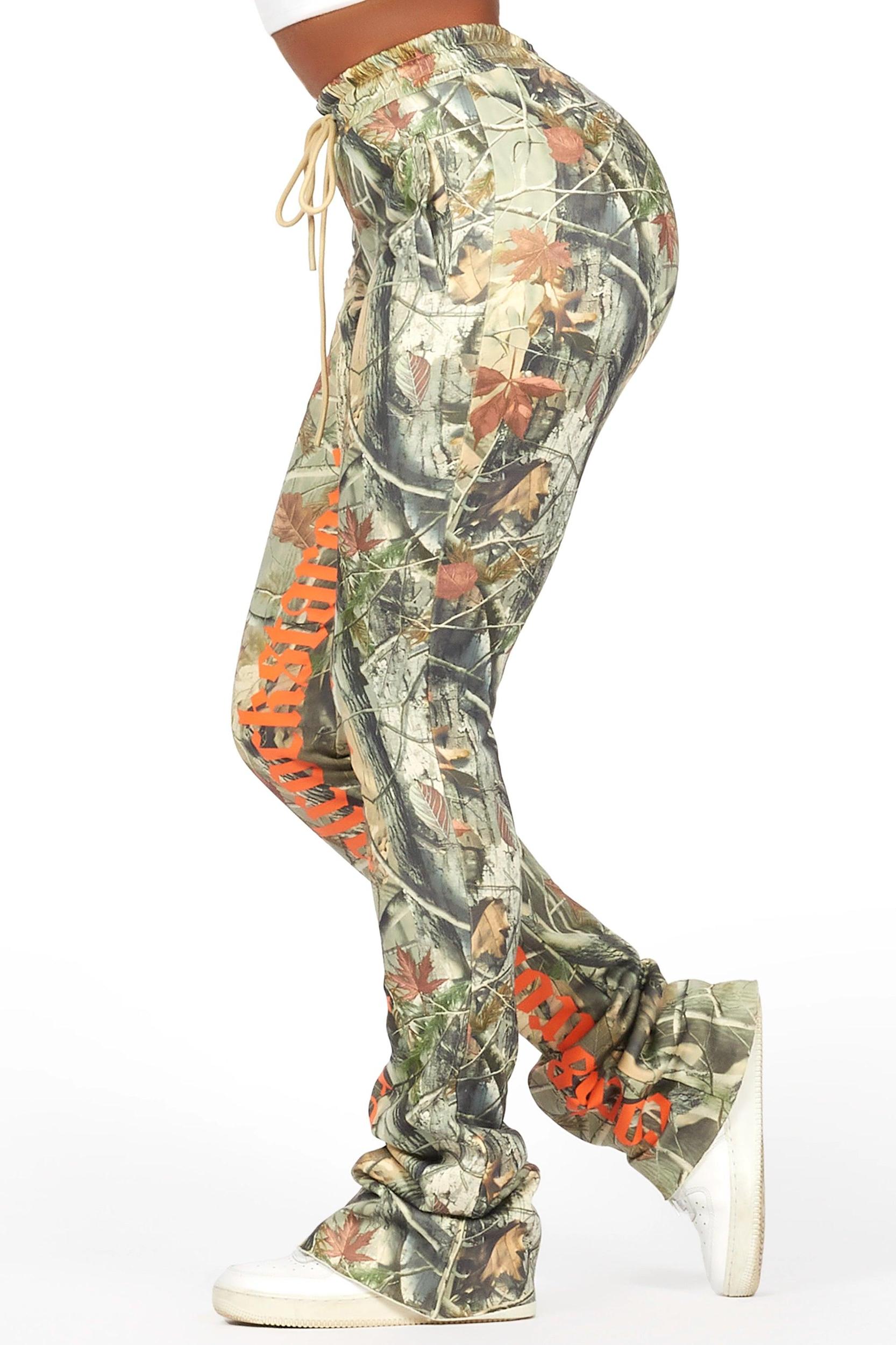 Blakely Tree Camo Super Stacked Pant Female Product Image