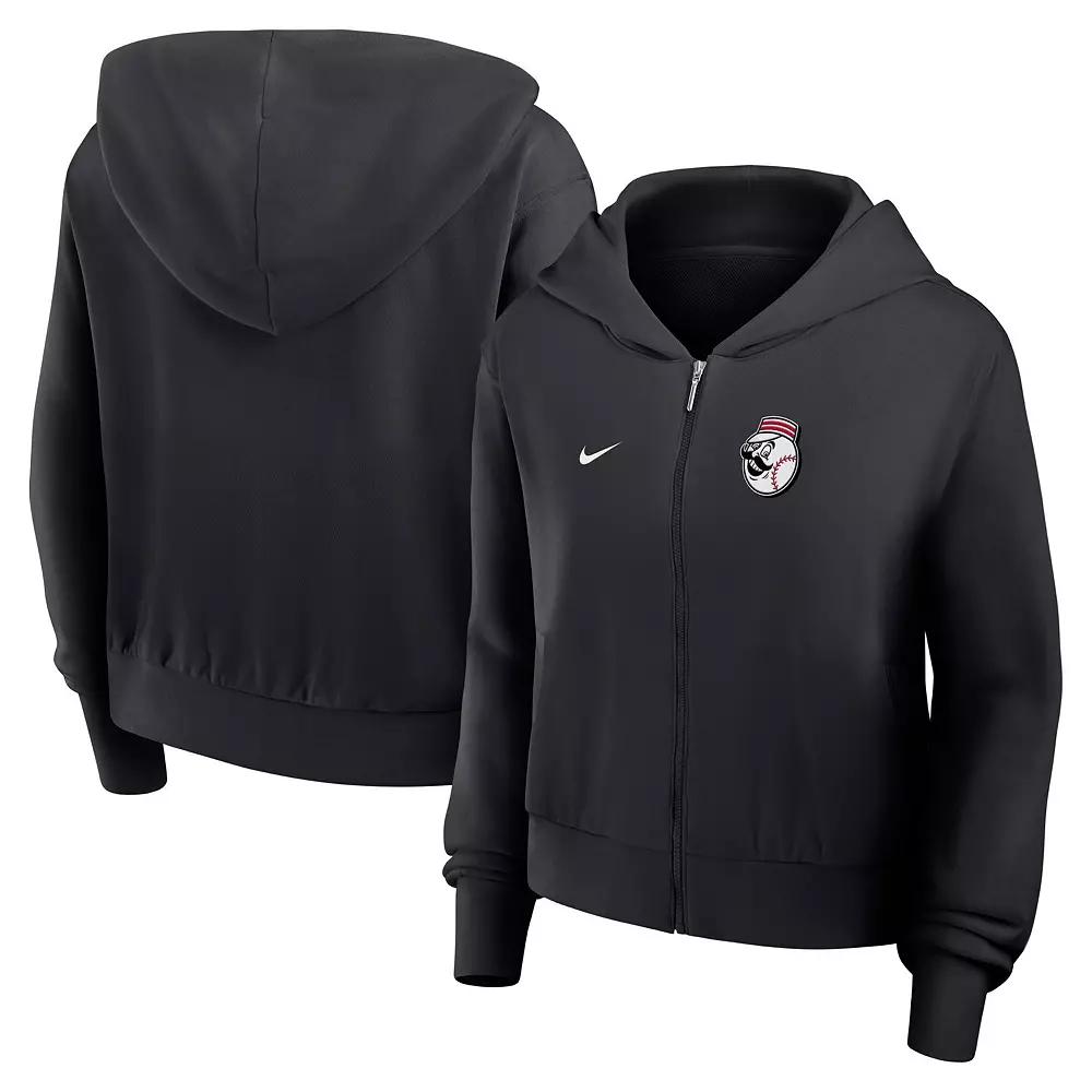 Women's Nike Navy Boston Red Sox Lightweight Full-Zip Hoodie,  Product Image