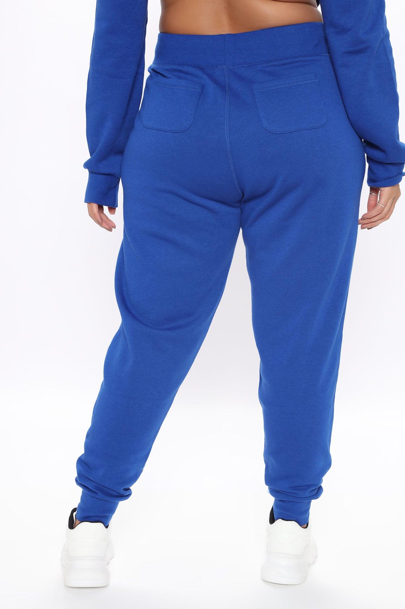 Relaxed Vibe Joggers - Blue Product Image