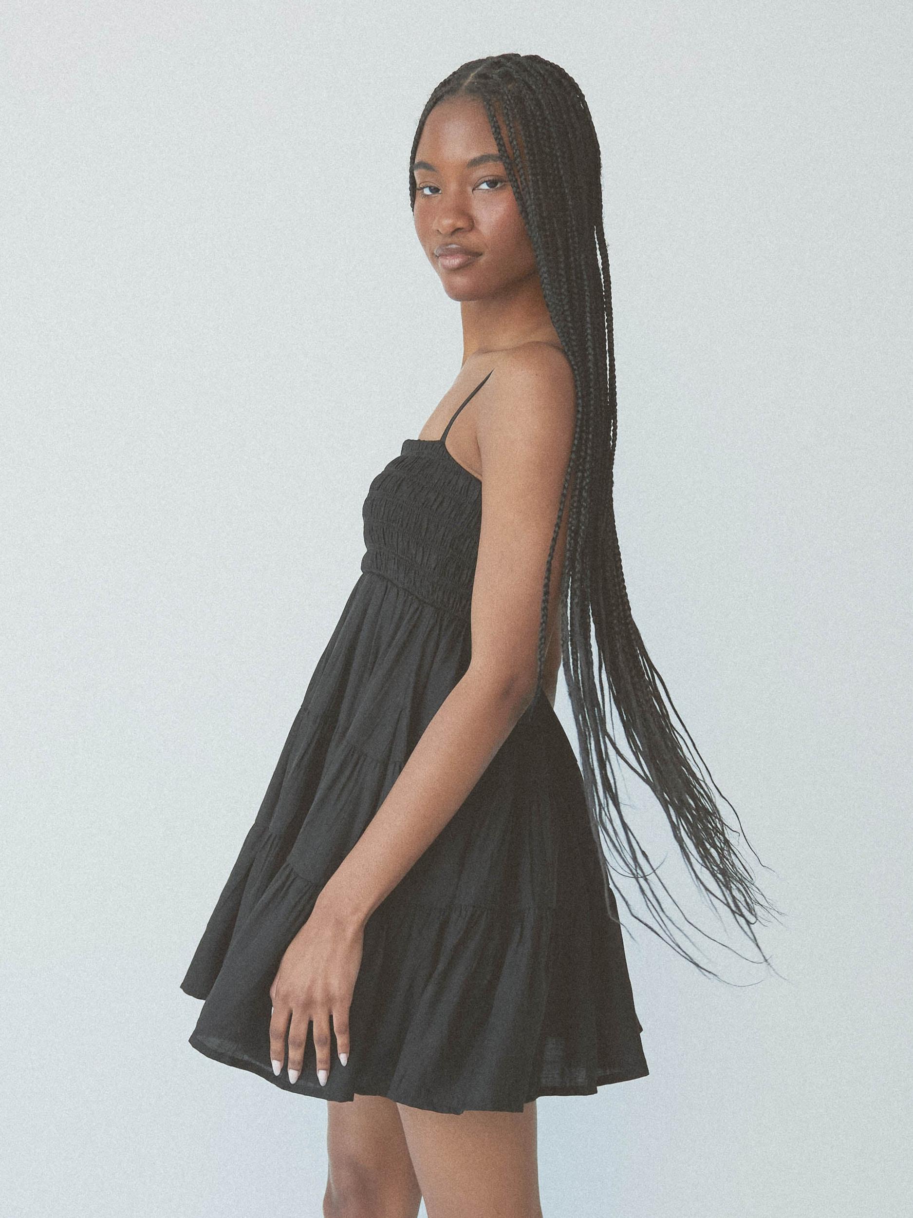 Tiered Mini Brami Dress Product Image