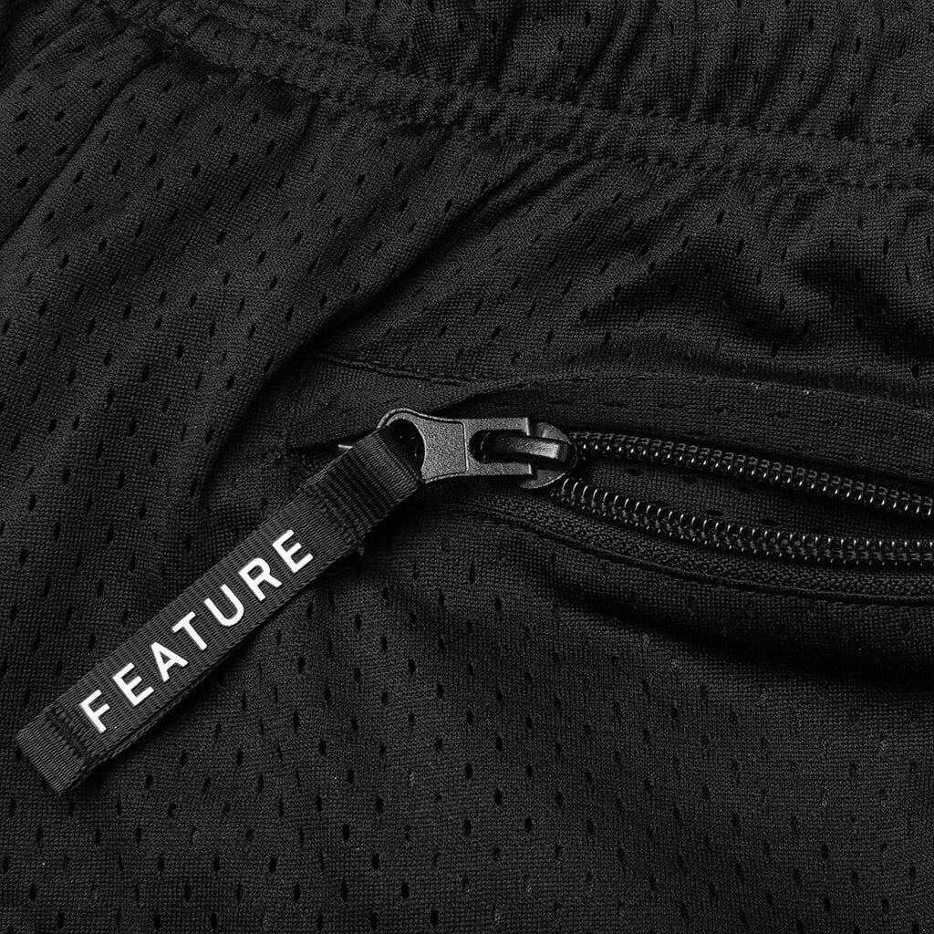 West Mesh Shorts - Black Male Product Image