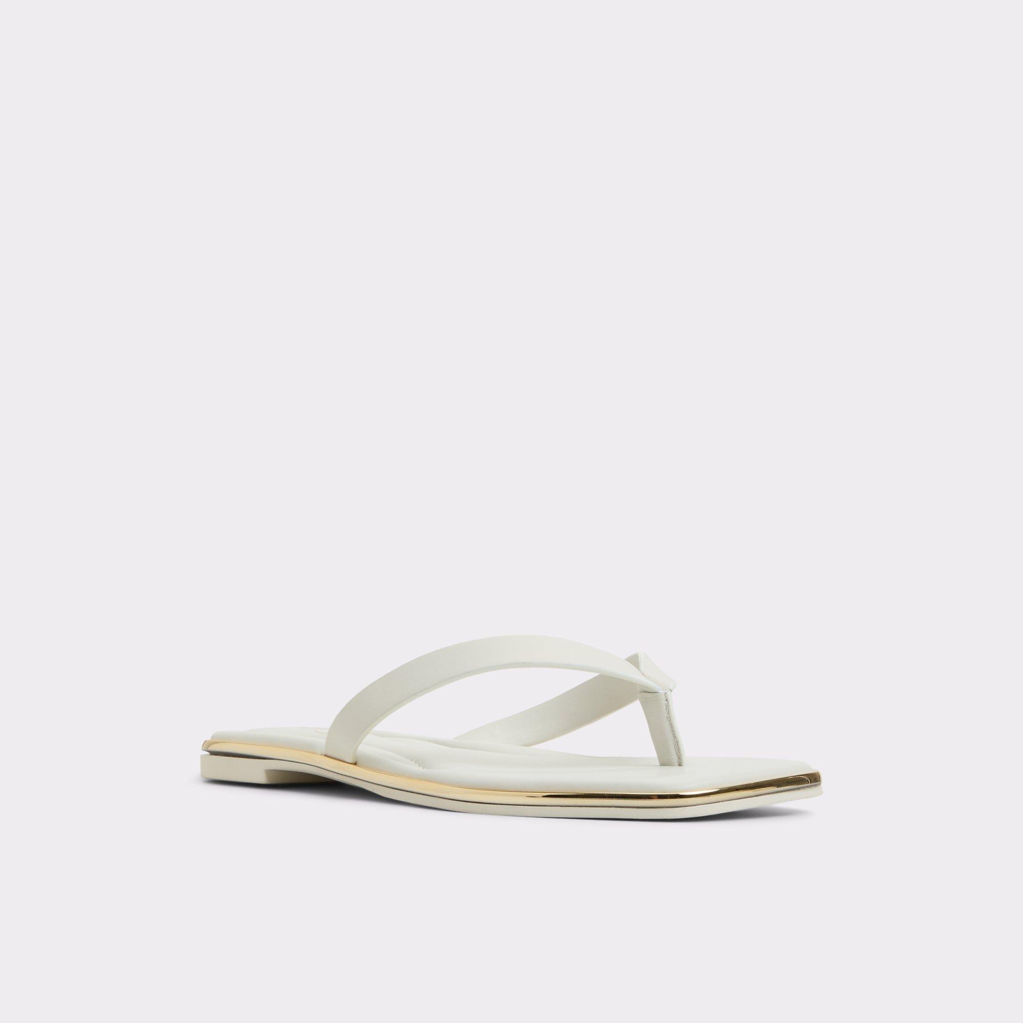 Theao White/Bone Women's Flat Sandals | ALDO US Product Image