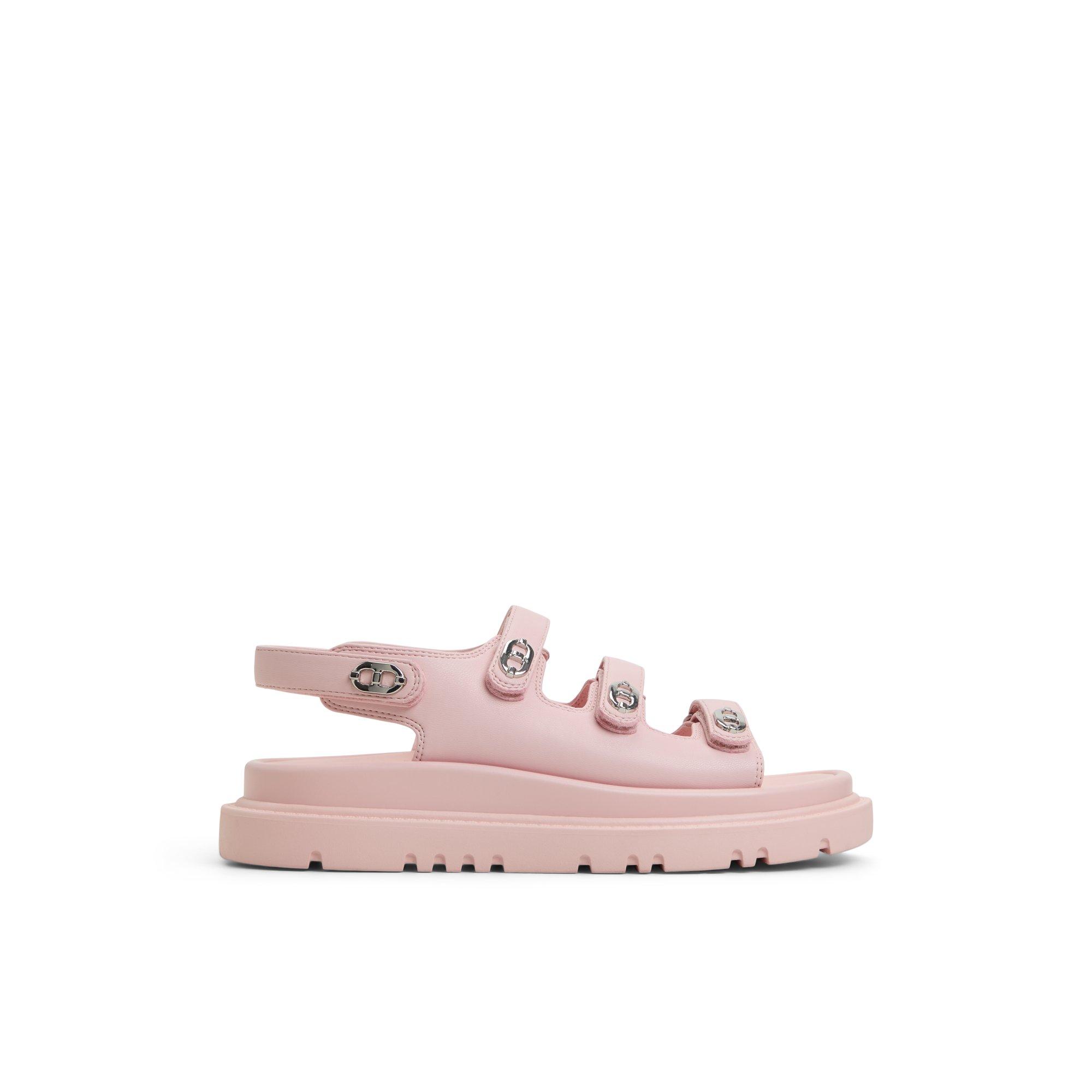 Halendar Light Pink Women's Footbed sandals | ALDO US Product Image
