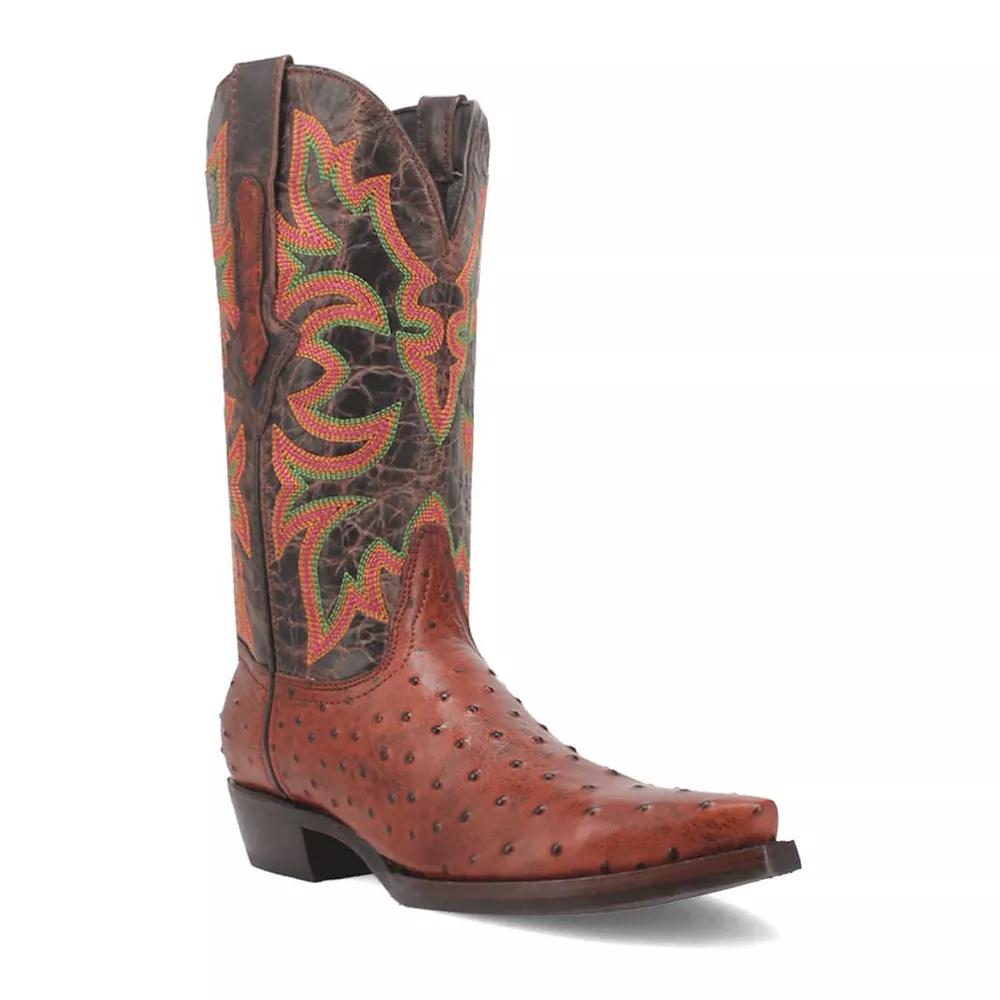 Dingo Outlaw Men's Leather Boots, Size: 10, Red Product Image