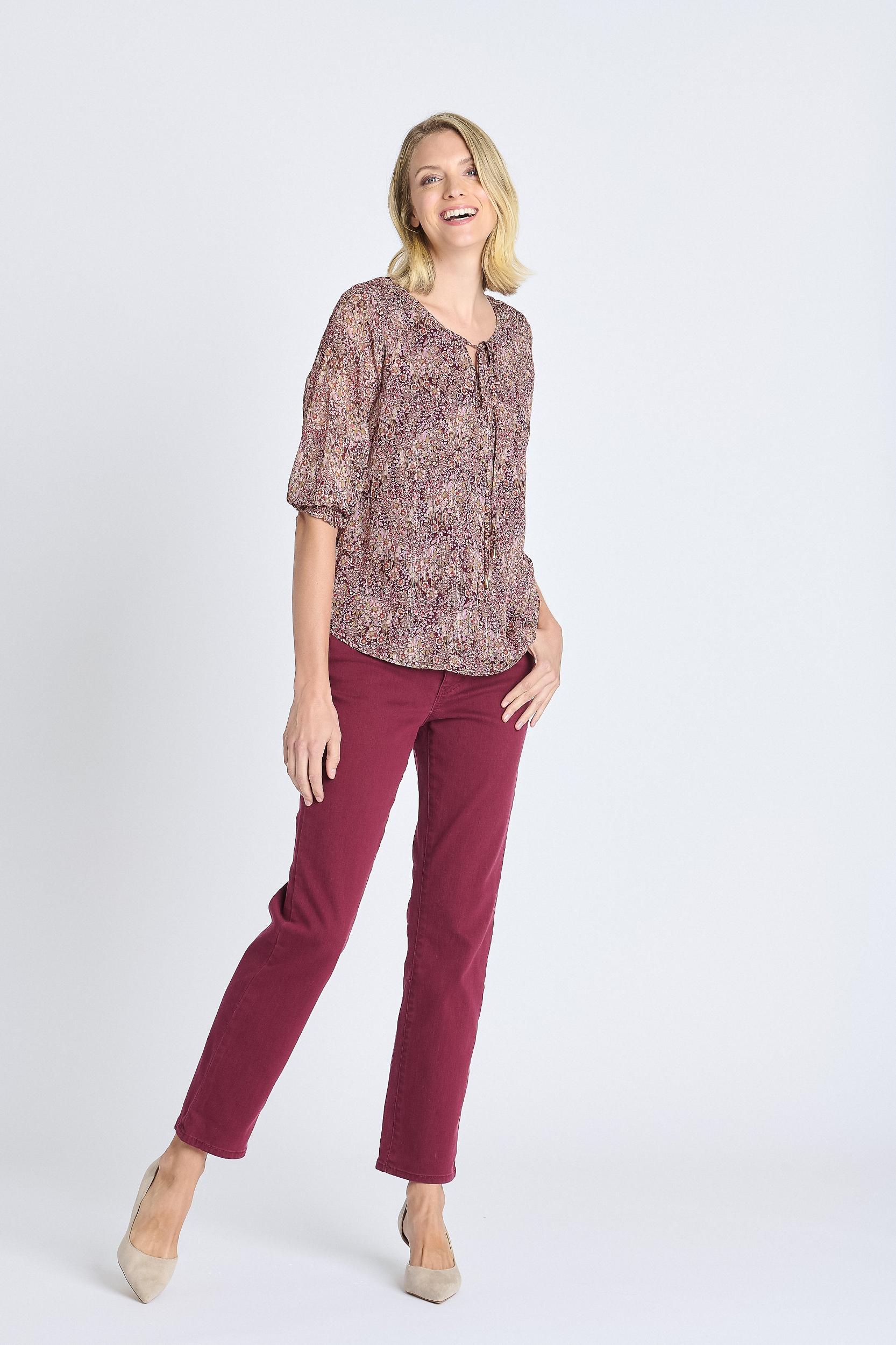 Westport Signature 5 Pocket Colored Denim Straight Leg Jean Product Image