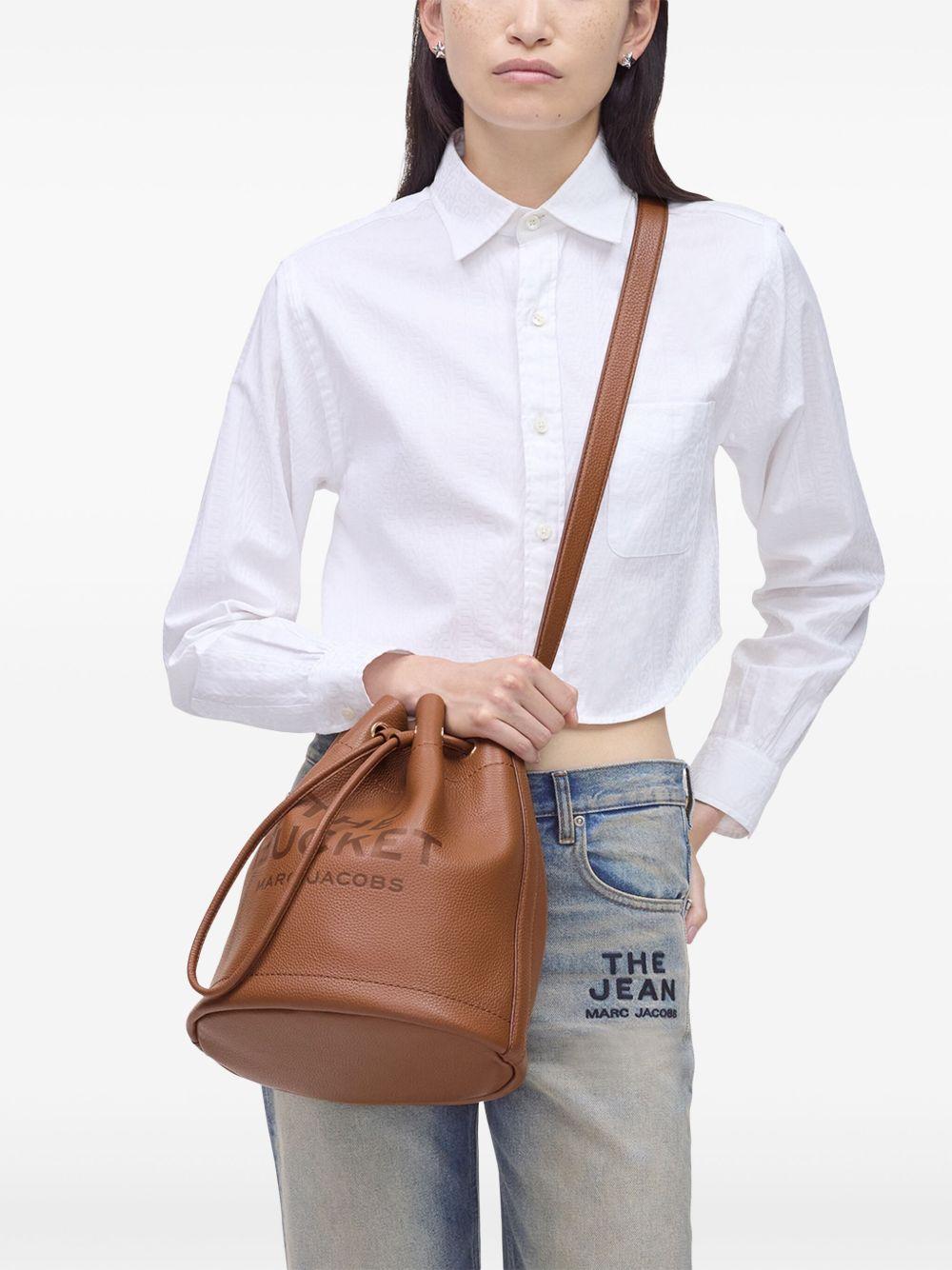 The Leather Shoulder bucket bag  Product Image