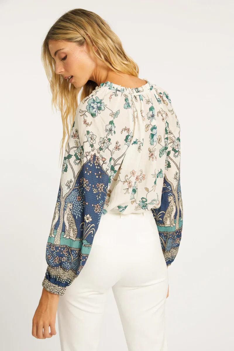 Caballero Miki Cheetah Reflections Top Product Image