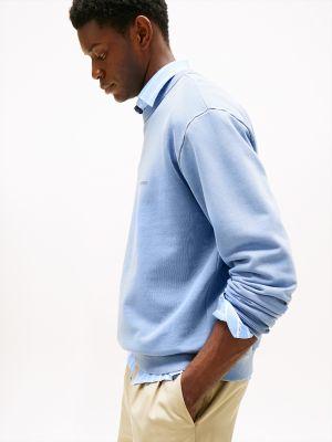 Relaxed Fit Terry Crewneck Sweatshirt Product Image