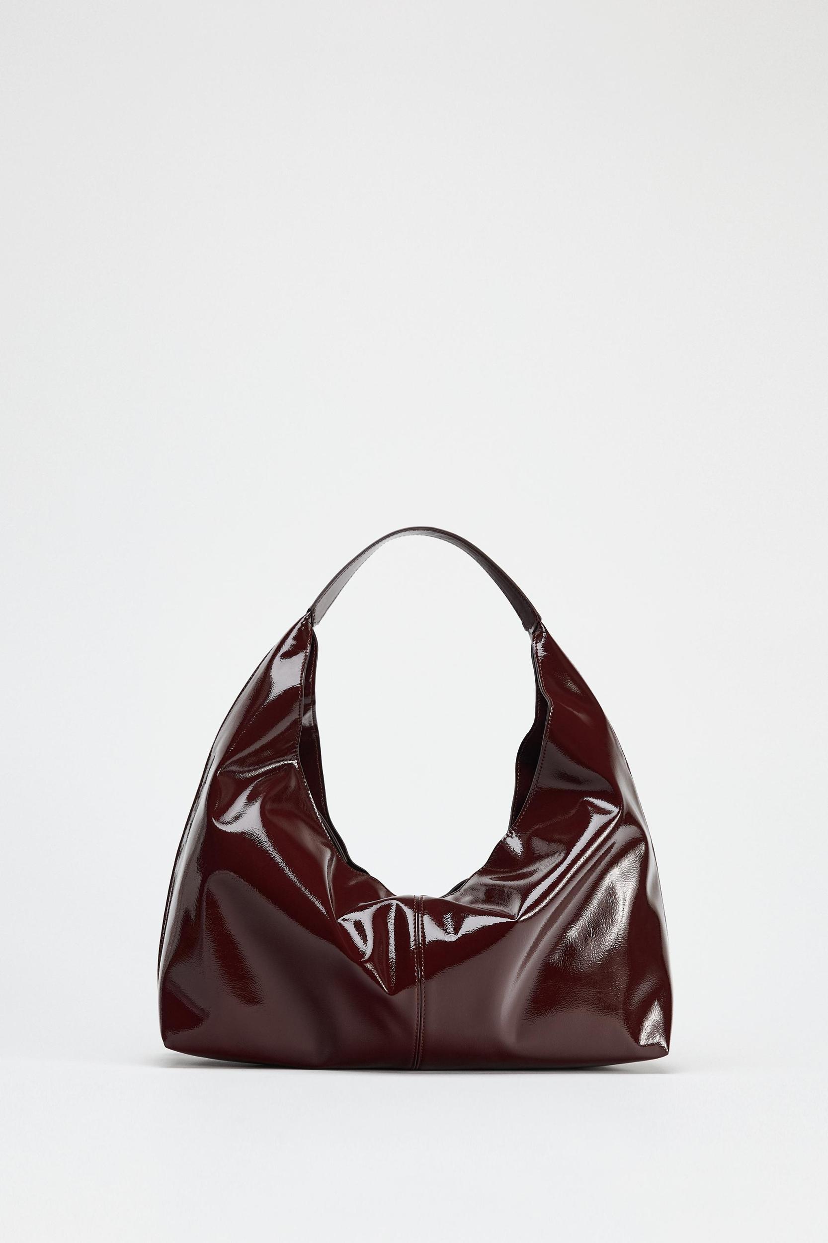 PATENT FINISH BUCKET BAG Product Image