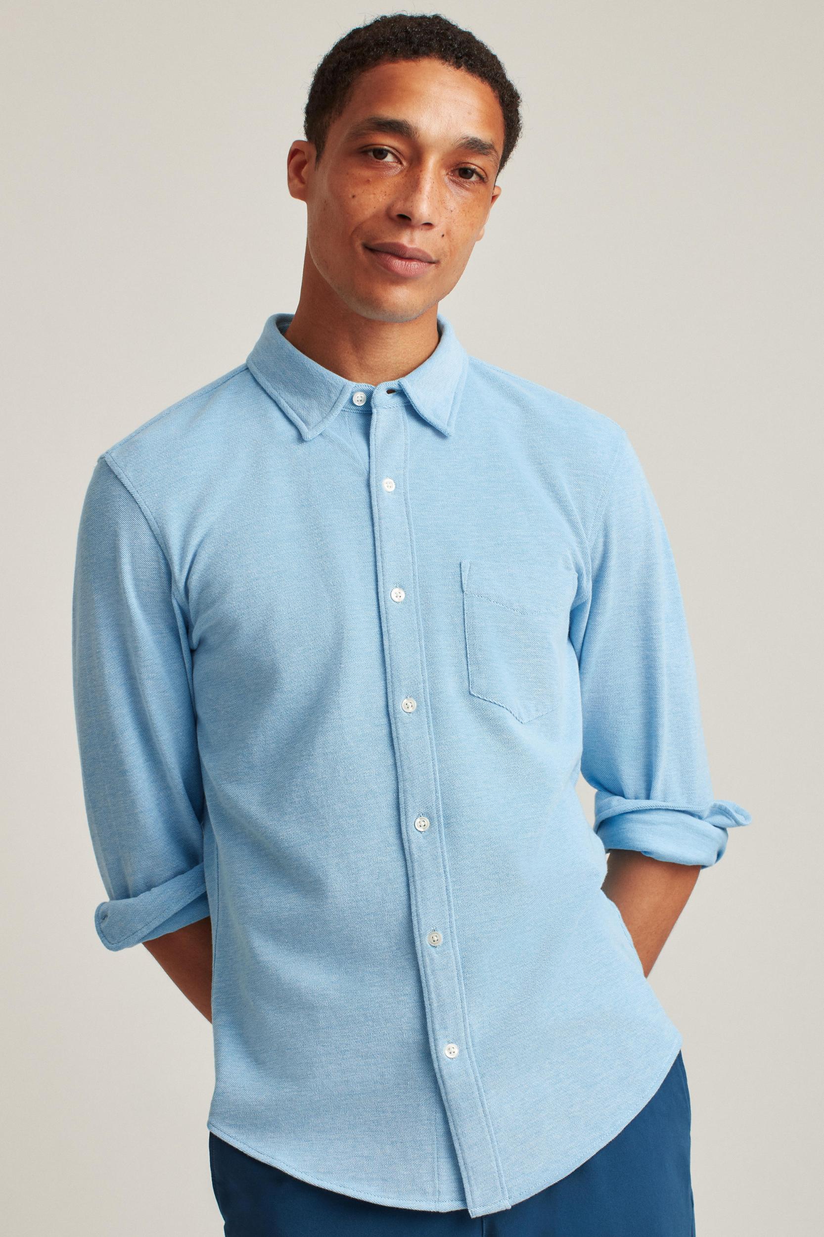 Knit Oxford Shirt Product Image