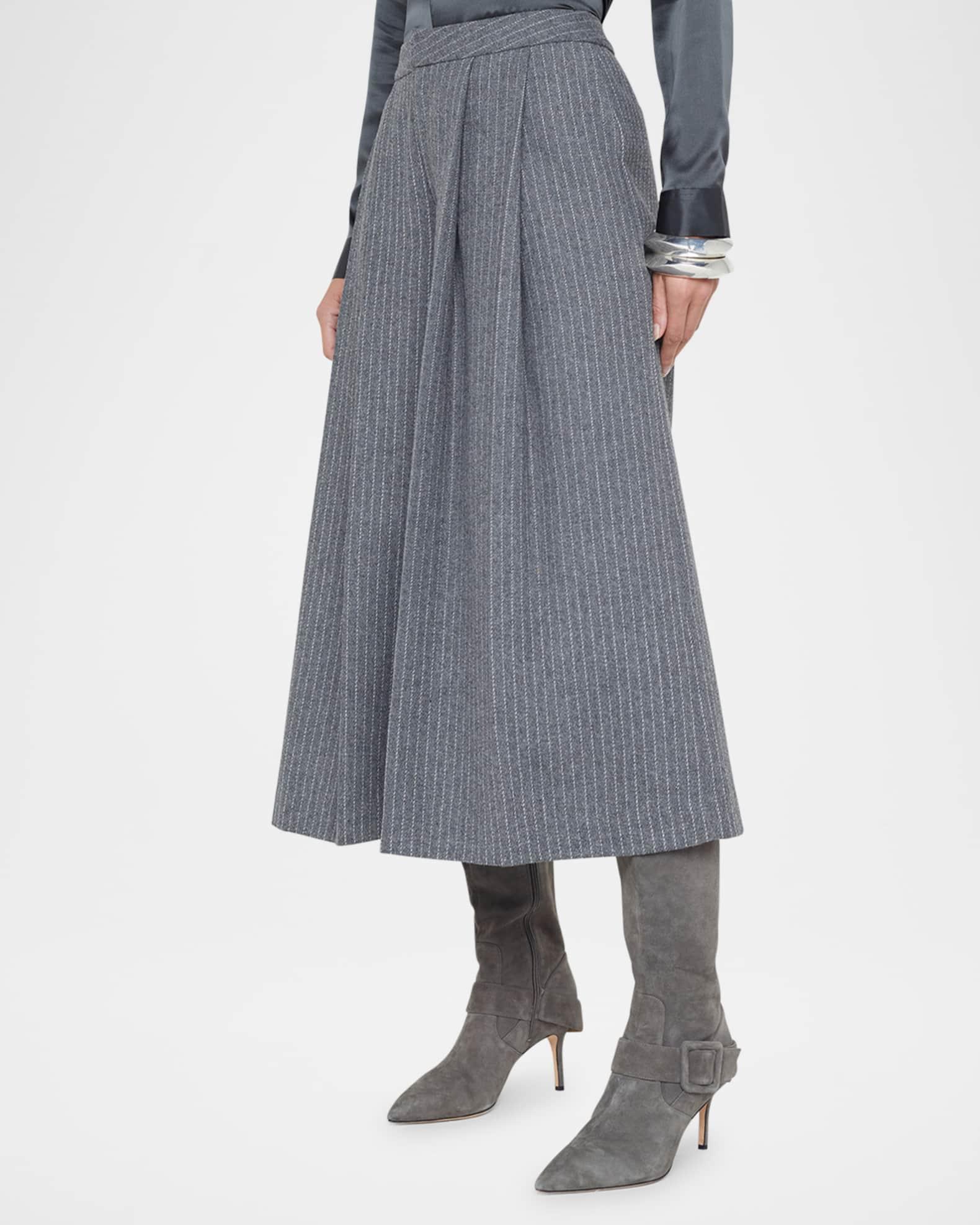 Mahalia Pinstripe Culotte Pants Product Image