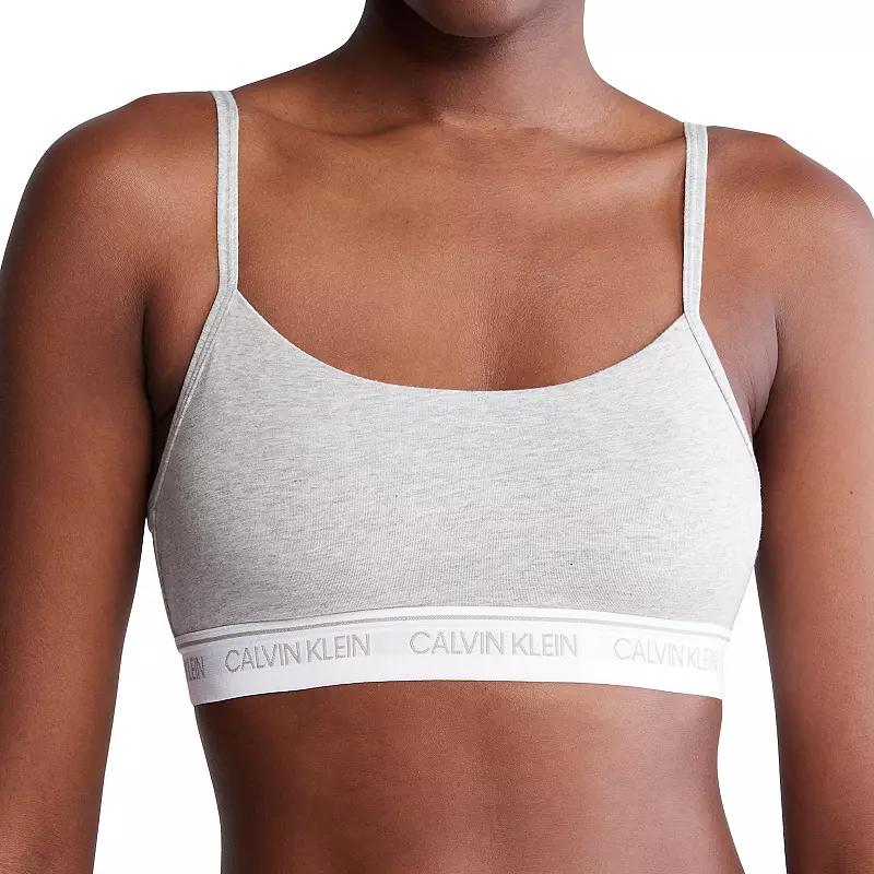 Women's Calvin Klein Archive Logo Lightly Lined Bralette QF7534,  Product Image