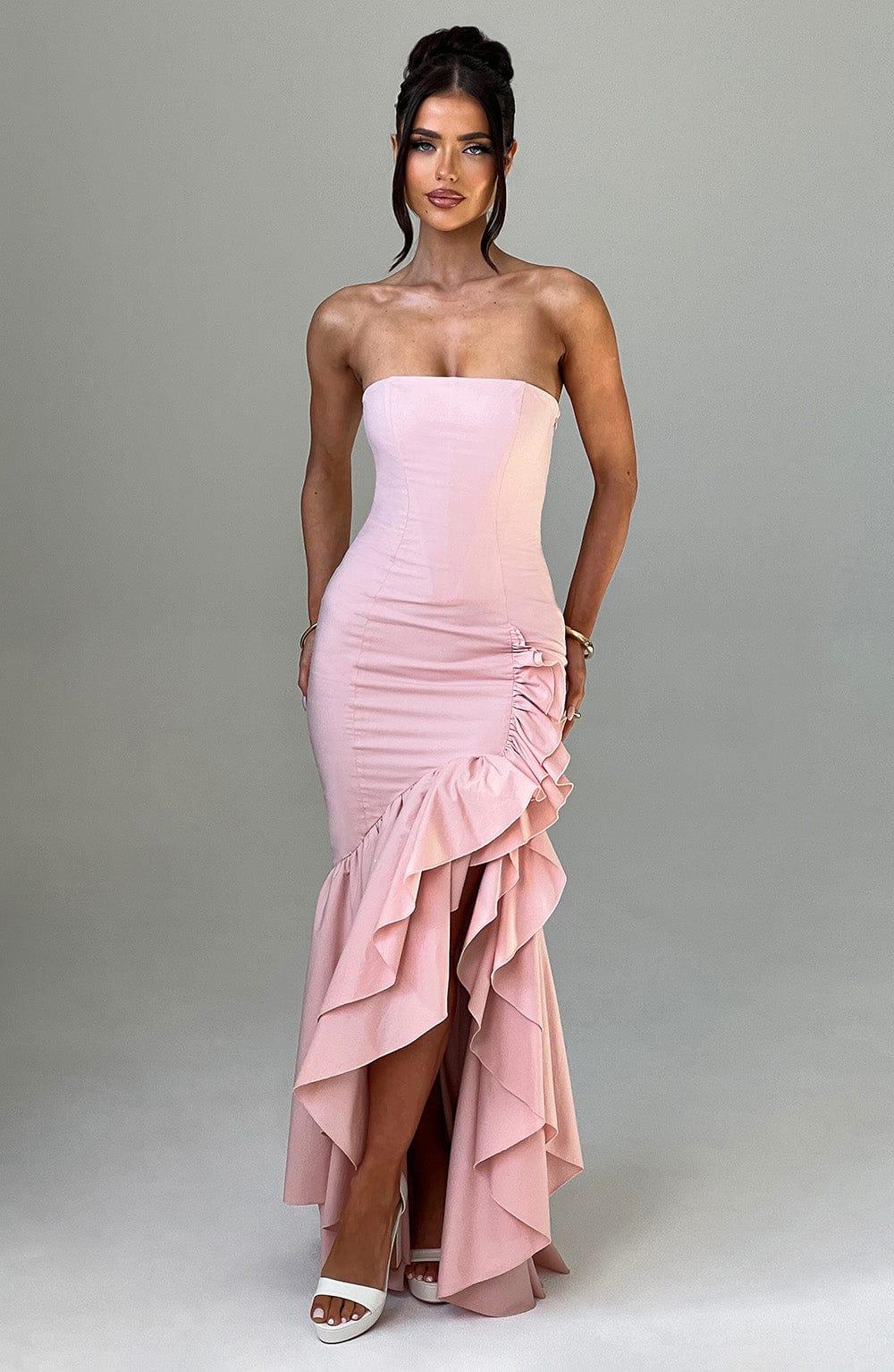Angelina Maxi Dress - Blush Product Image