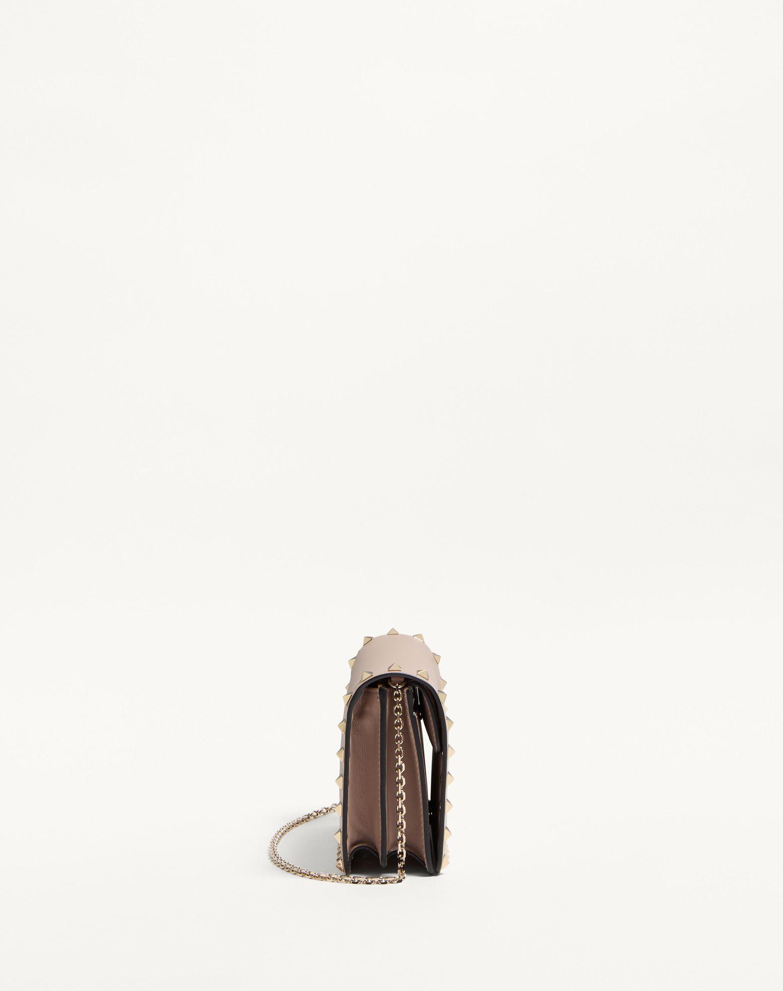 Rockstud Calfskin Chain Pouch  Product Image