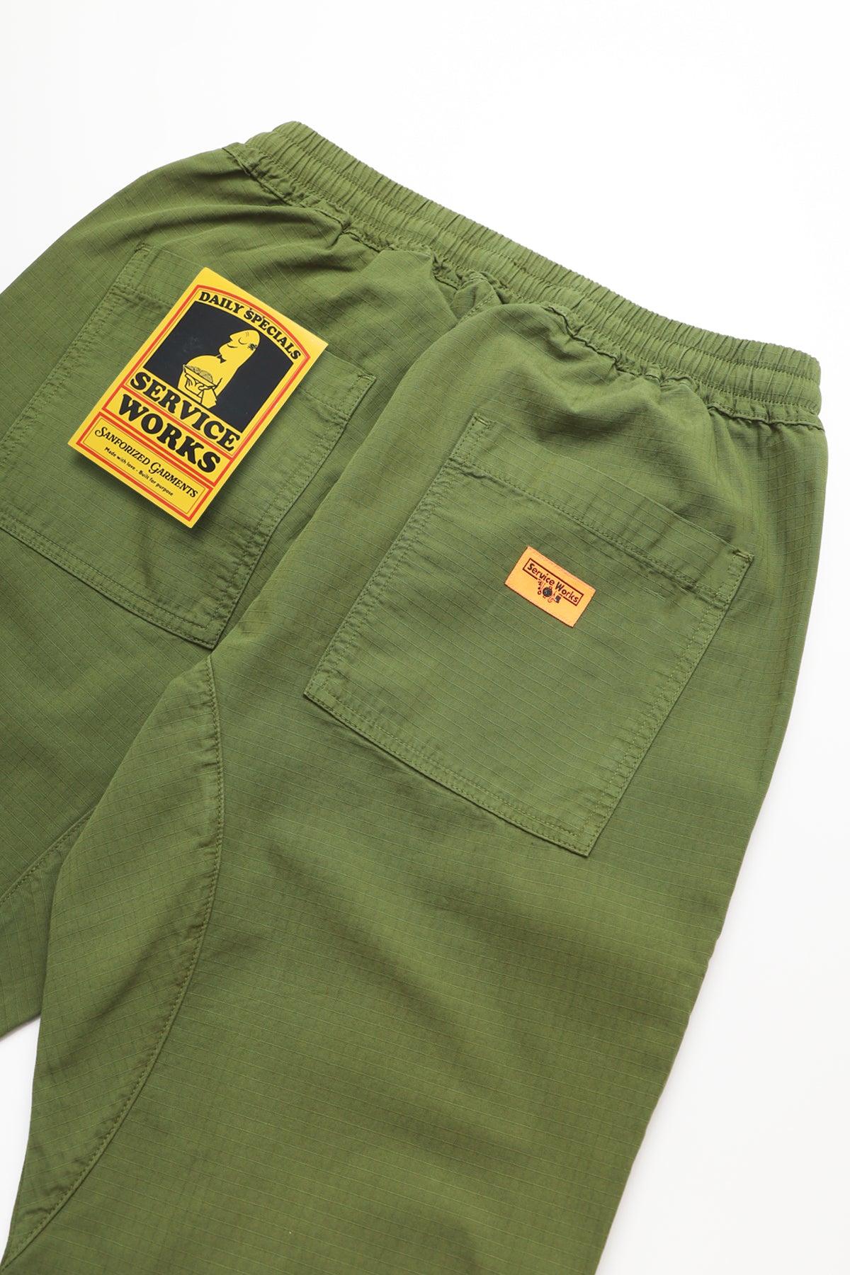 Service Works - Ripstop Chef Pants - Pesto Product Image