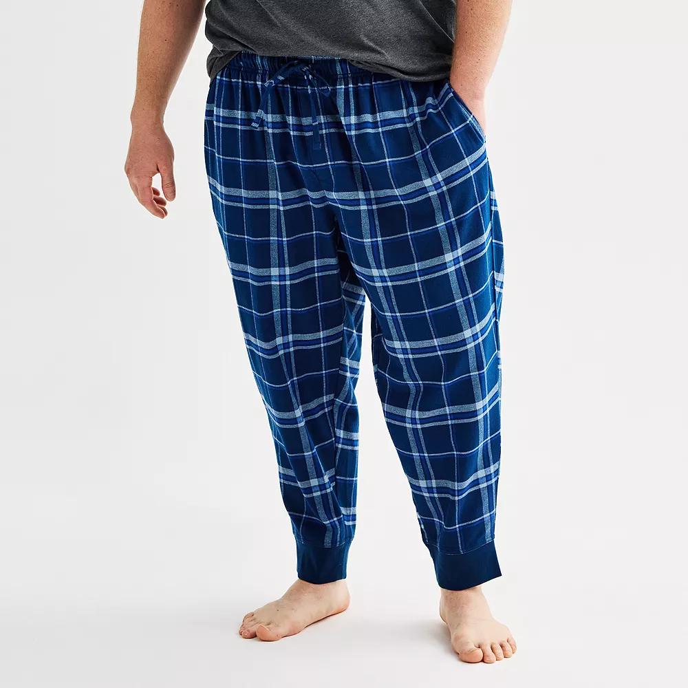 Big & Tall Sonoma Goods For Life® Flannel Banded Bottom Pajama Pants, Men's,  Product Image