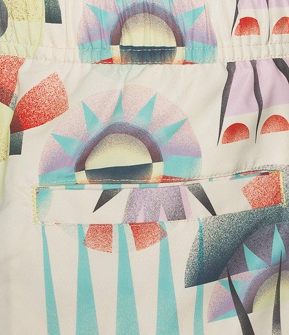 Scotch & Soda Printed 6#double; Inseam Swim Trunks Product Image