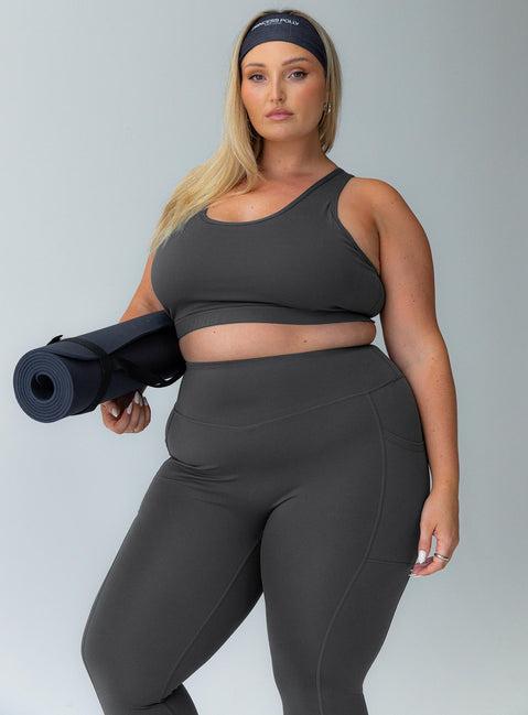 Achieve Activewear Leggings Grey Curve Product Image