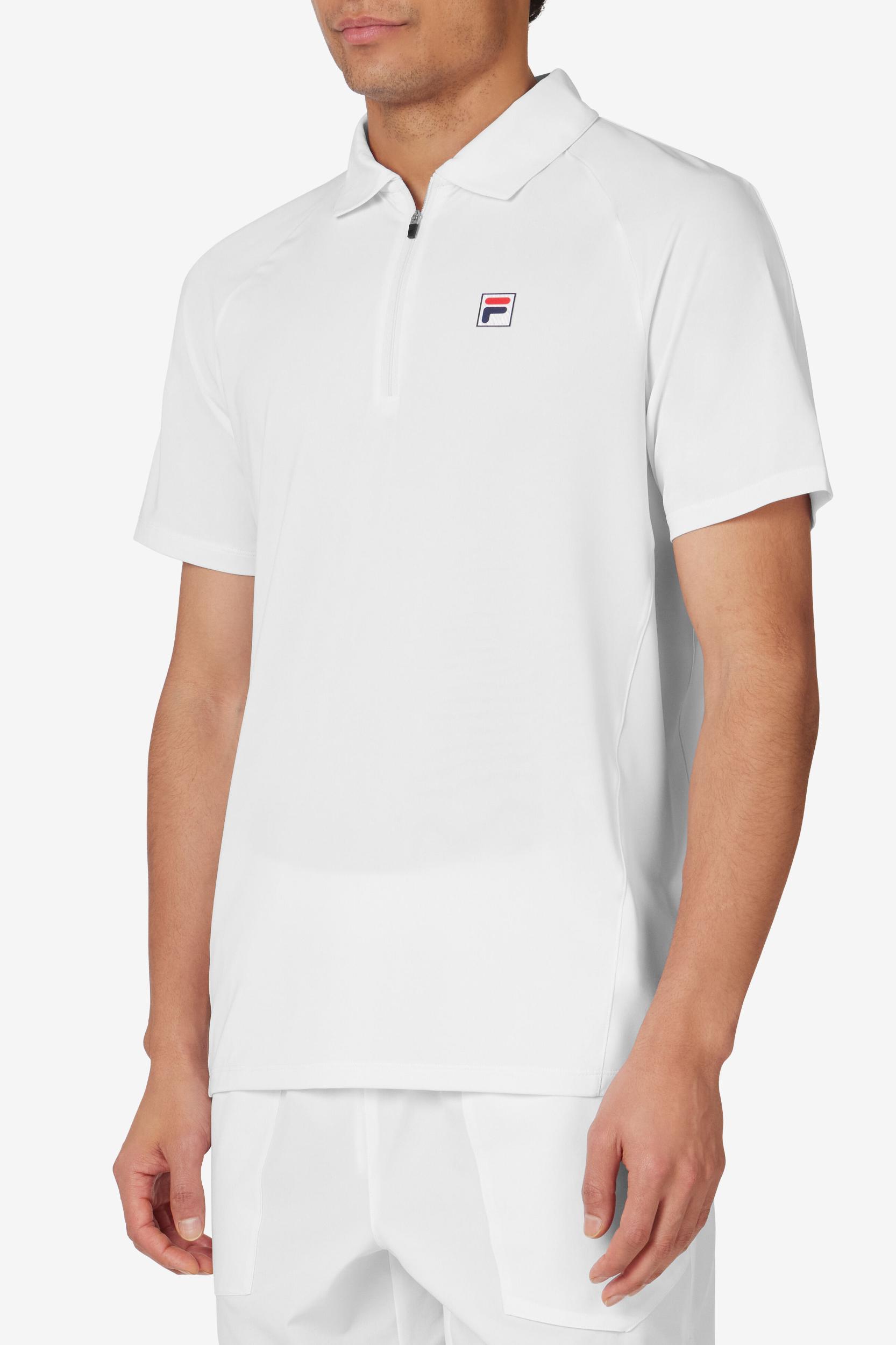 Short Sleeve Zip Polo Product Image