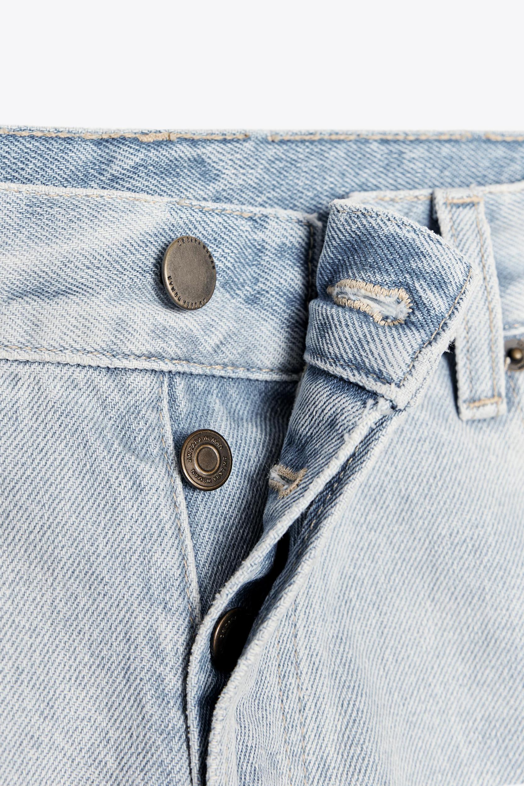 RIPPED DENIM SHORTS ZW COLLECTION Product Image