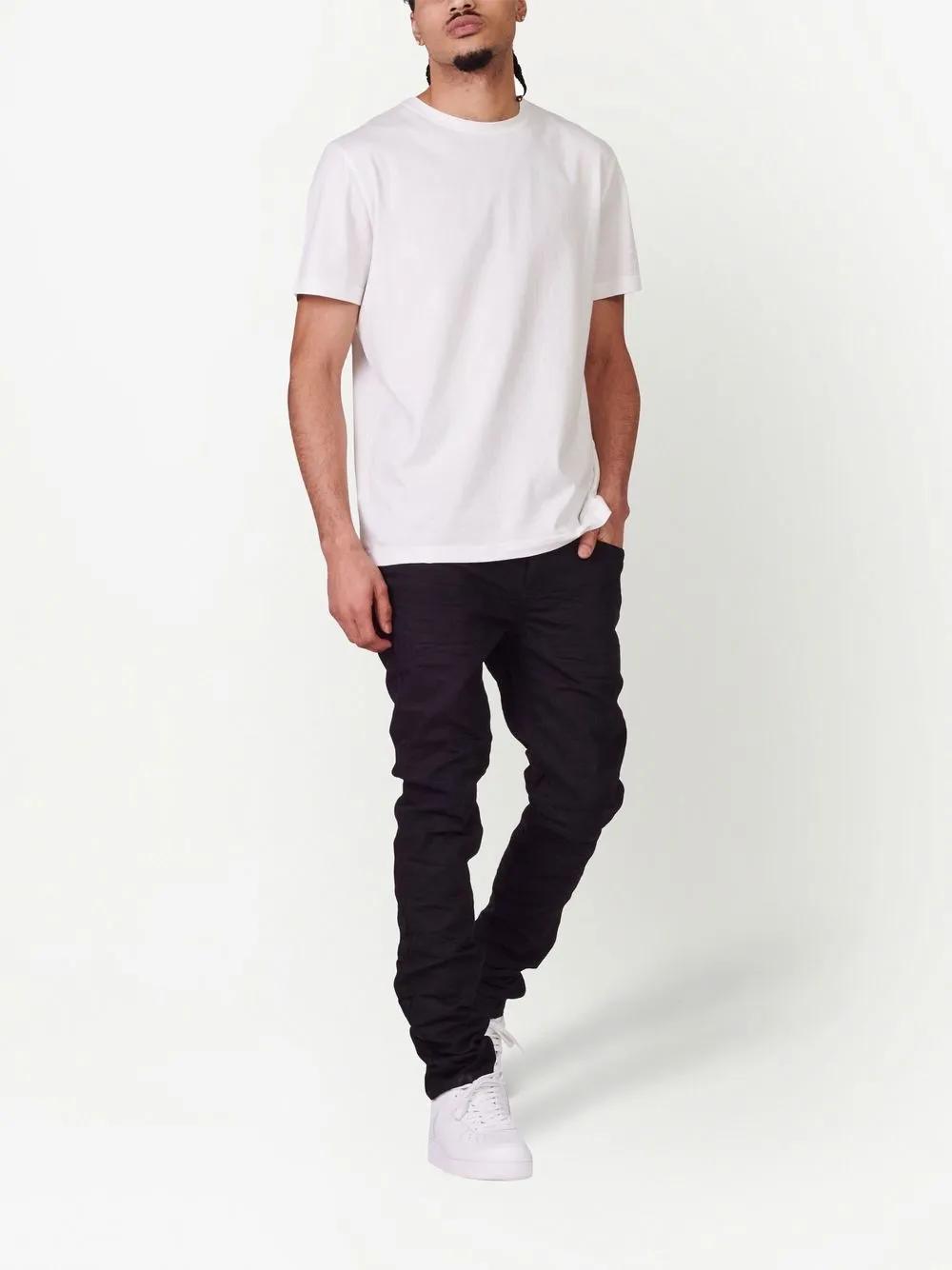 crinkled slim-cut jeans Product Image