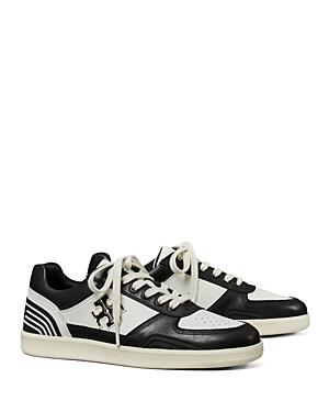 Tory Burch Womens Clover Court Lace Up Low Top Sneakers Product Image