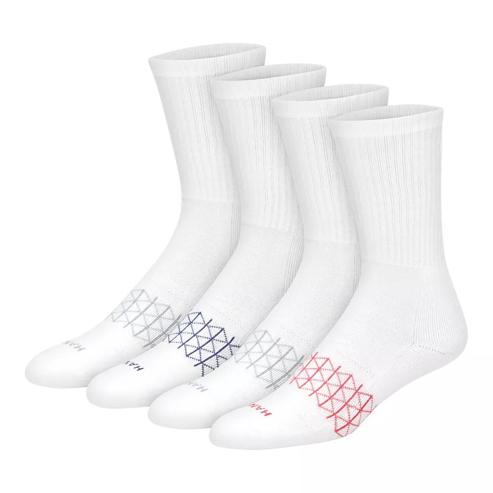 Men's Hanes® 3+1 Bonus Pack Ultimate Absolute Comfort Crew Socks,  Product Image