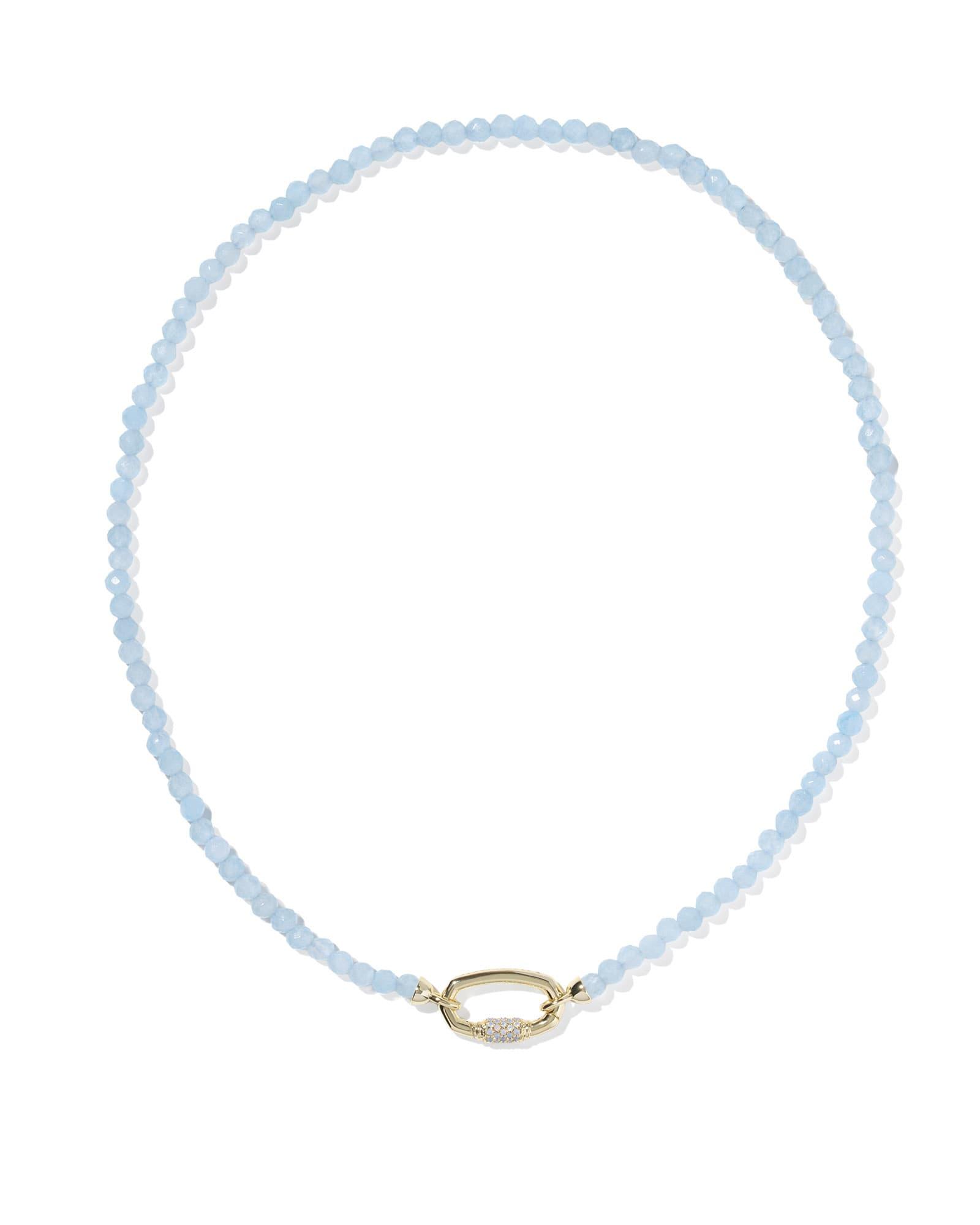 Emery Gold Beaded Strand Necklace Product Image