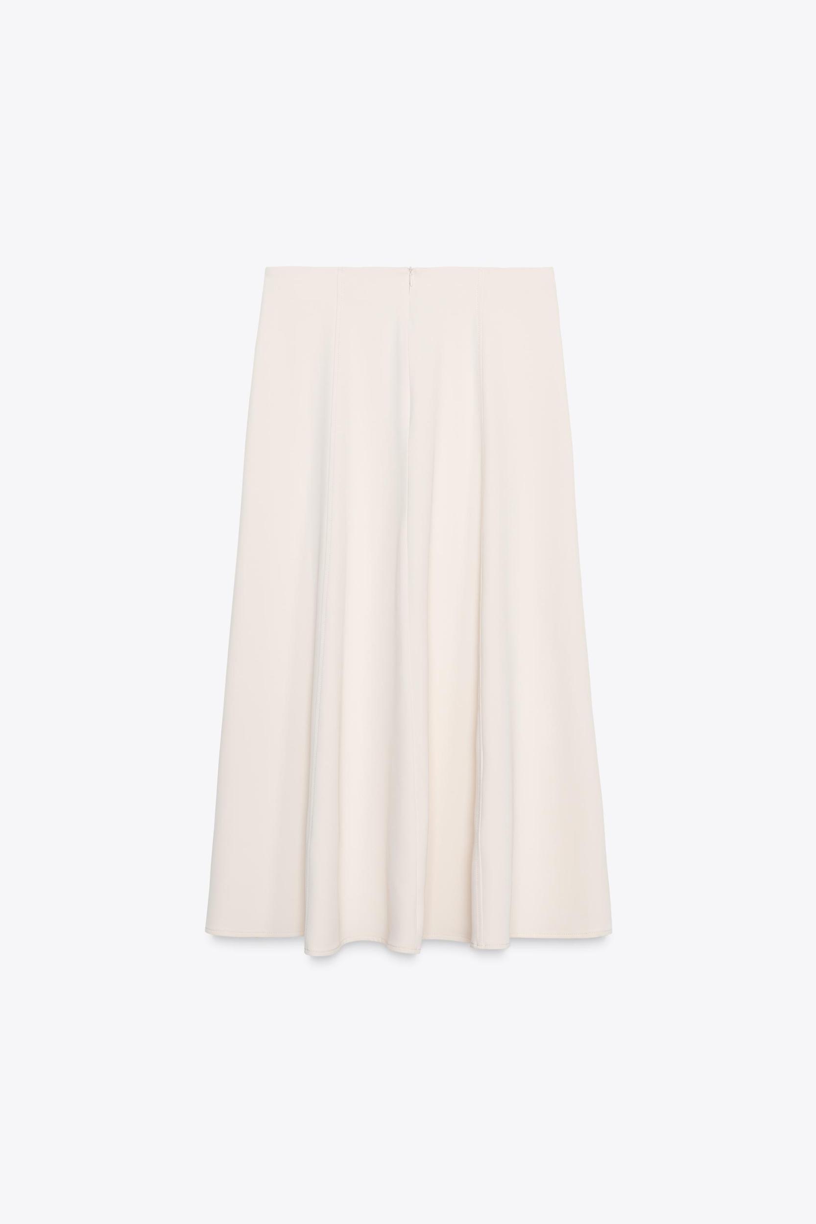 CREPE MIDI SKIRT Product Image