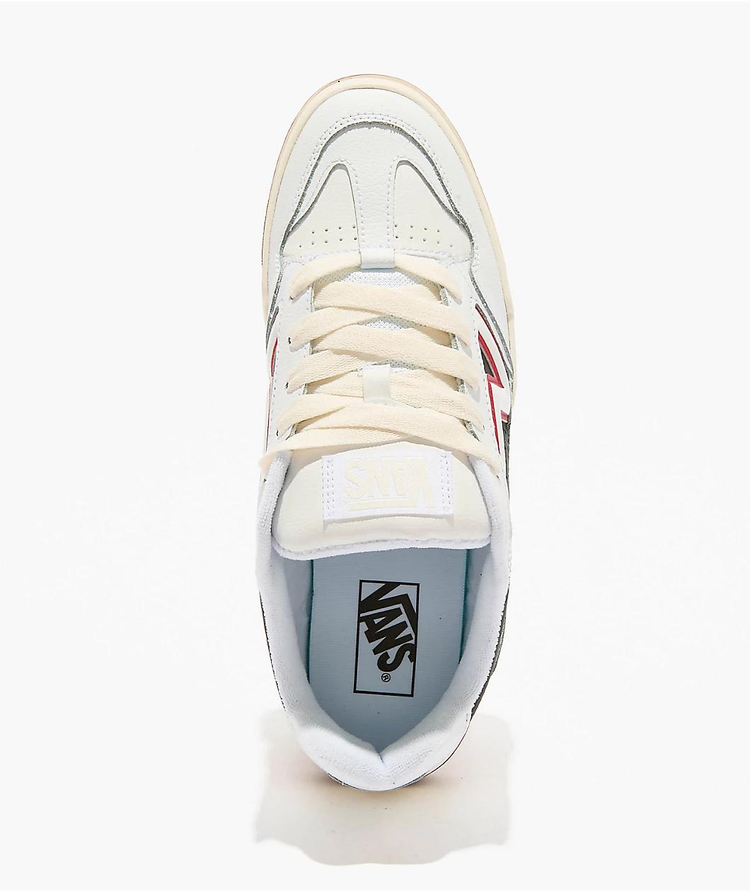 Vans Upland White & Black Skate Shoes Product Image
