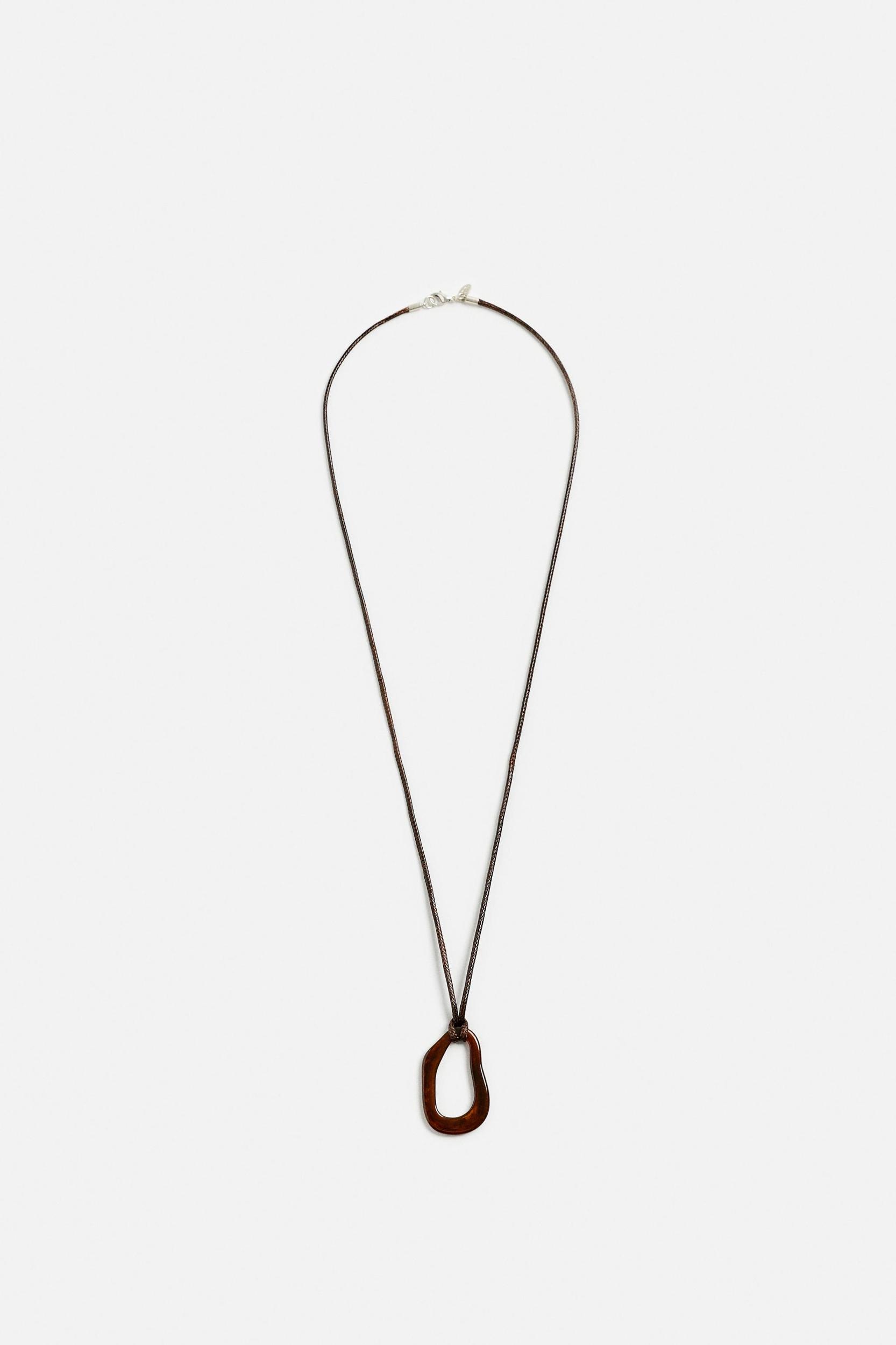 CORD PENDANT NECKLACE Product Image