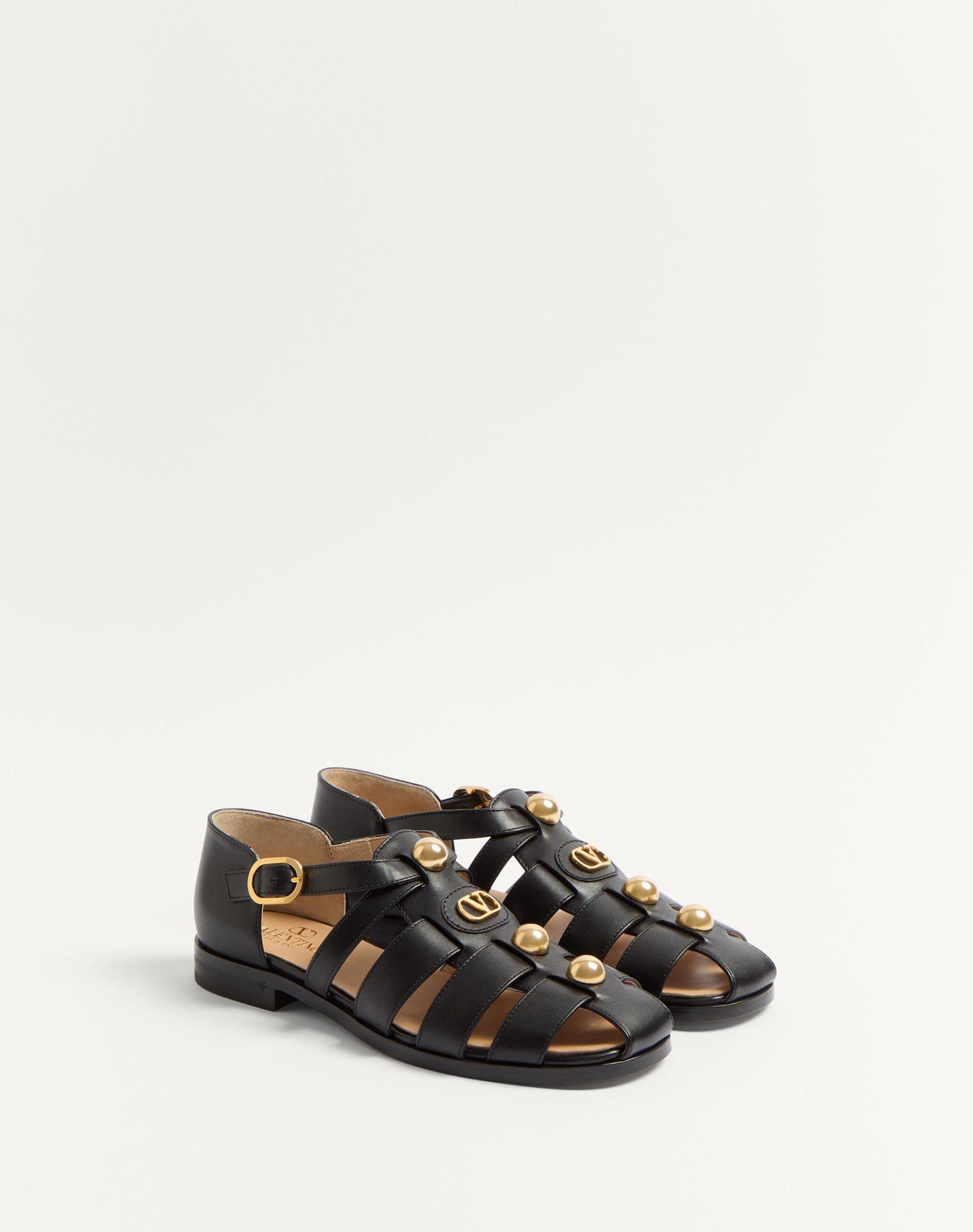 Vlogo Signature Calfskin Fisherman Sandal 20Mm Product Image