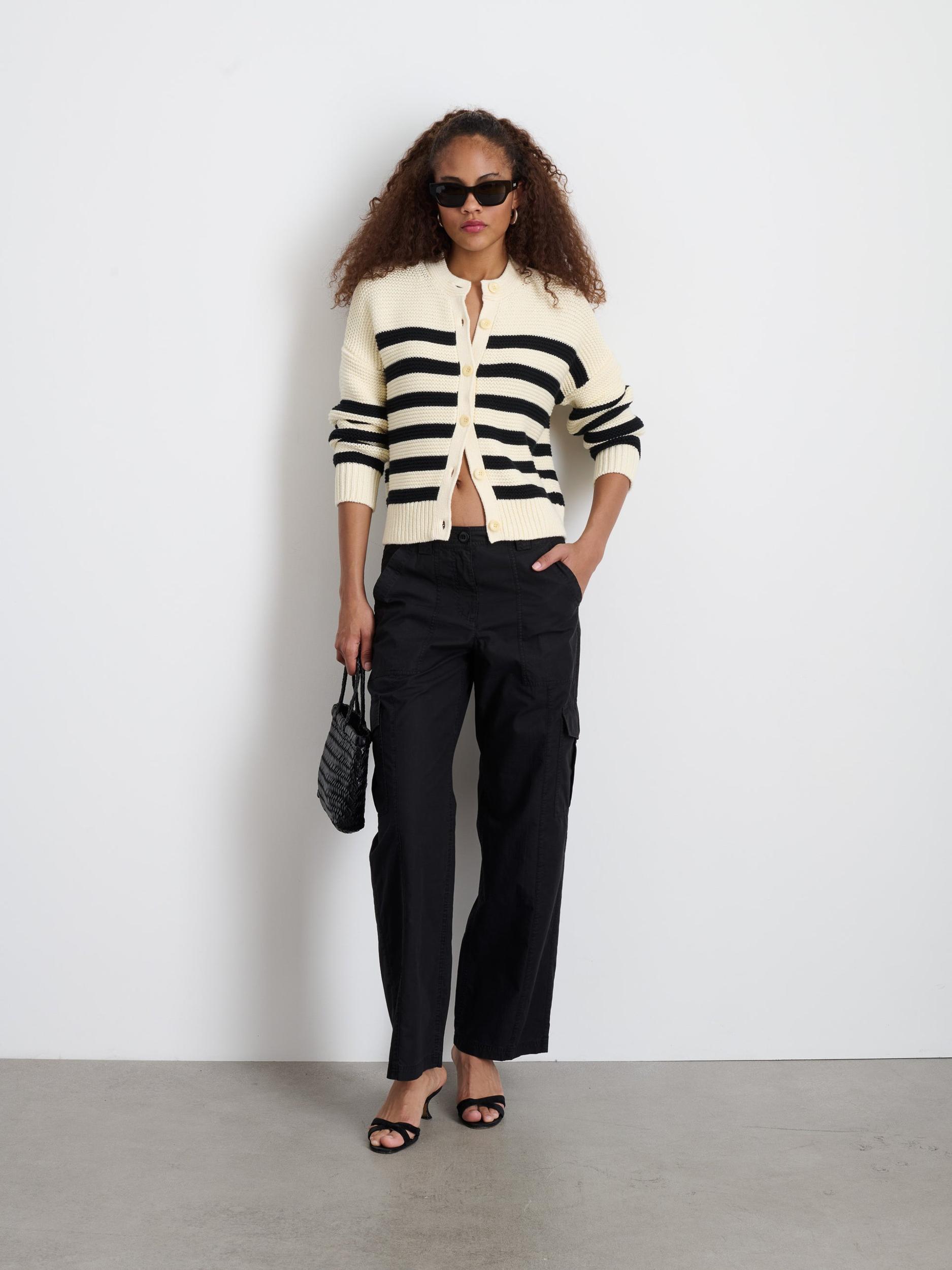 Nico Striped Cardigan in Cotton Product Image