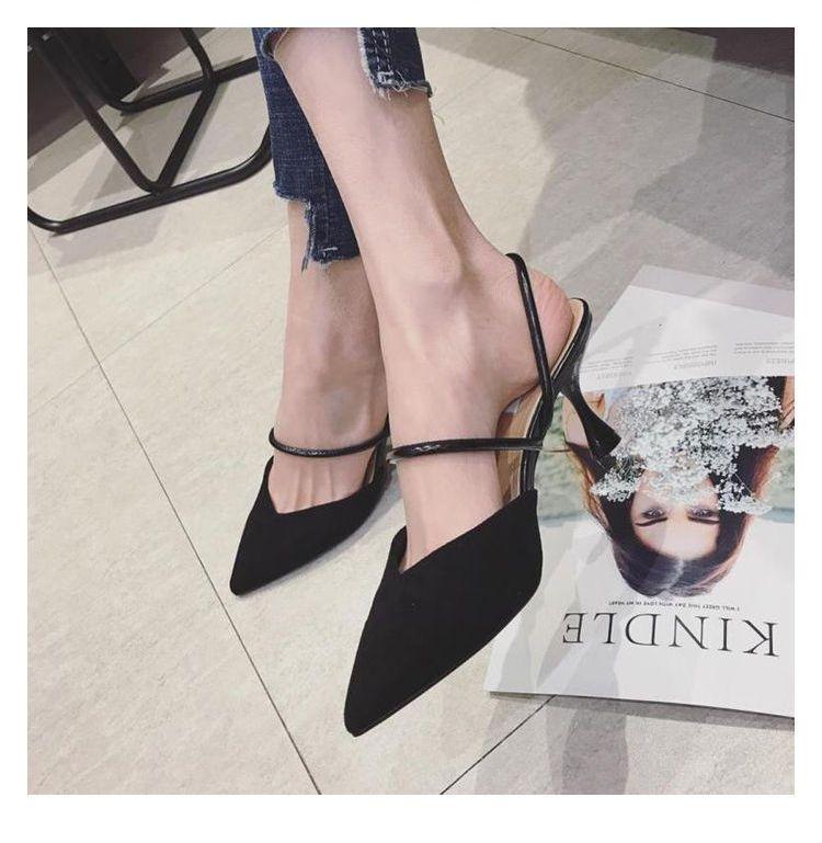 Pointy Toe Kitten Heel Sandals Product Image