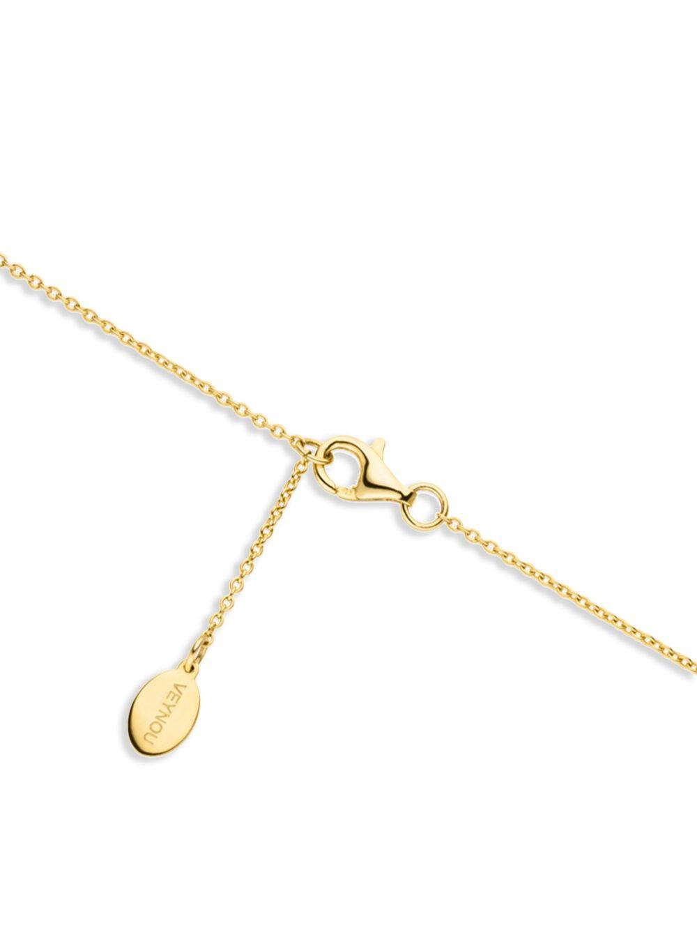 14kt yellow gold Klara emerald necklace Product Image