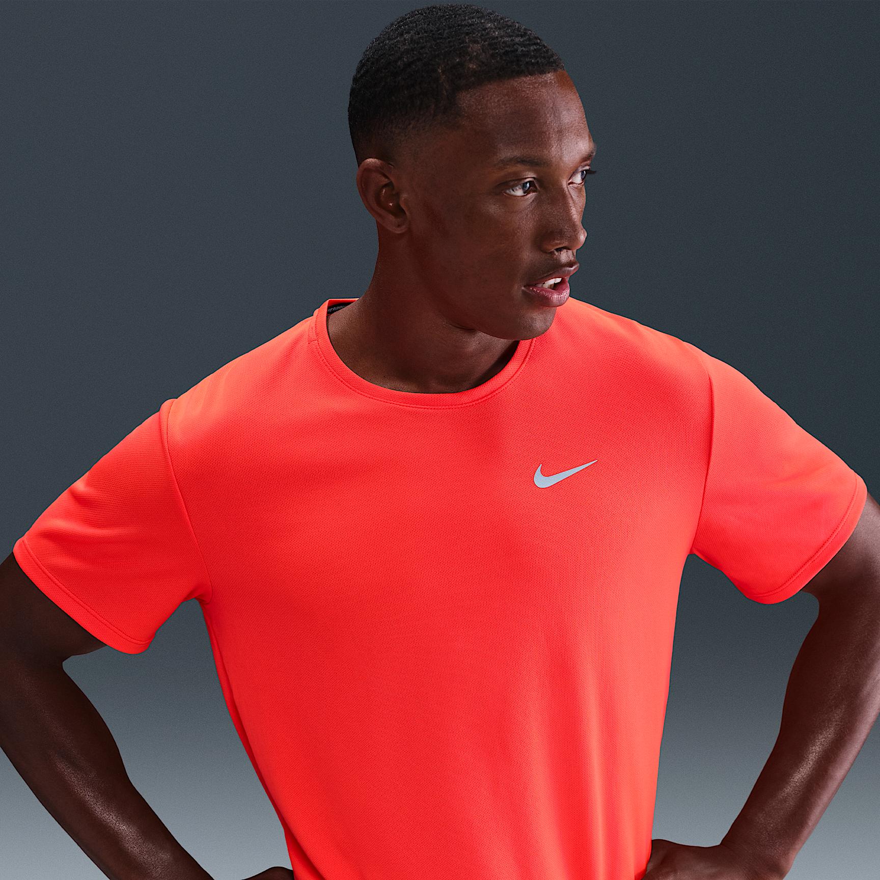 Nike Men's Miler Dri-FIT UV Short-Sleeve Running Top Product Image