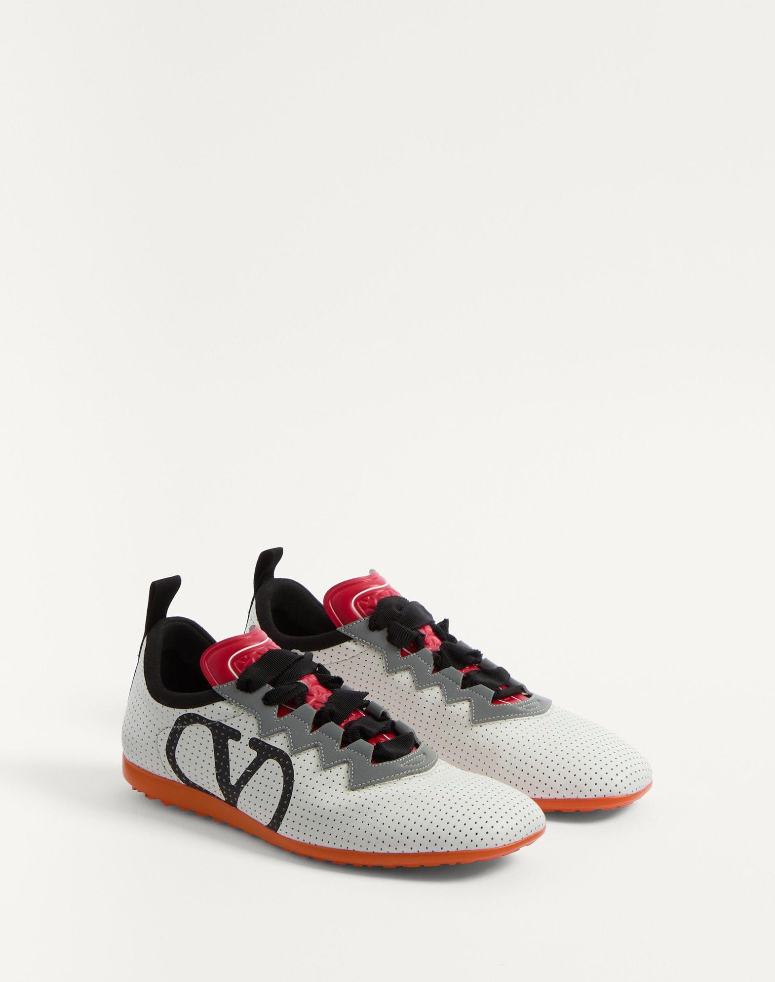 Chromathon Sneaker In Perforated Nappa Product Image