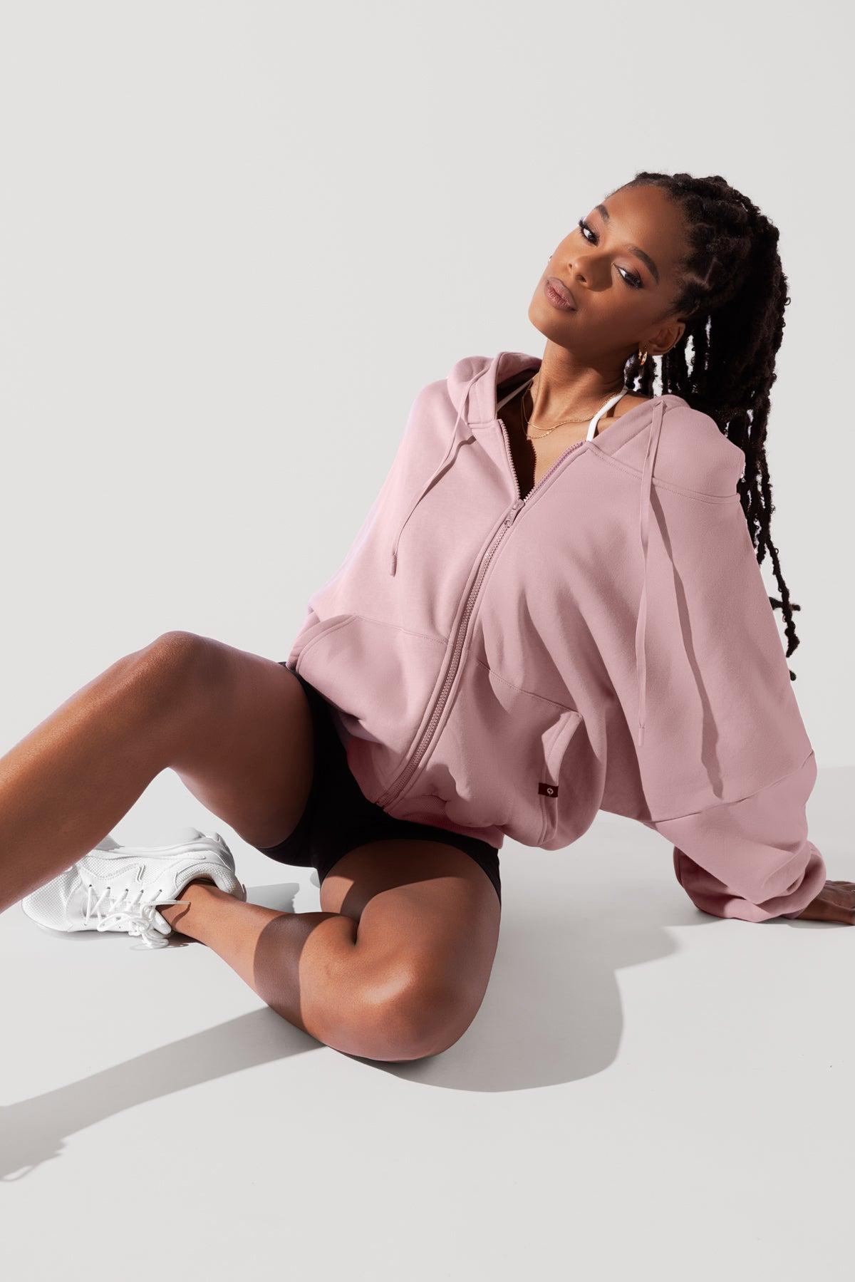 Zip Cloud Hoodie - Ivory Product Image