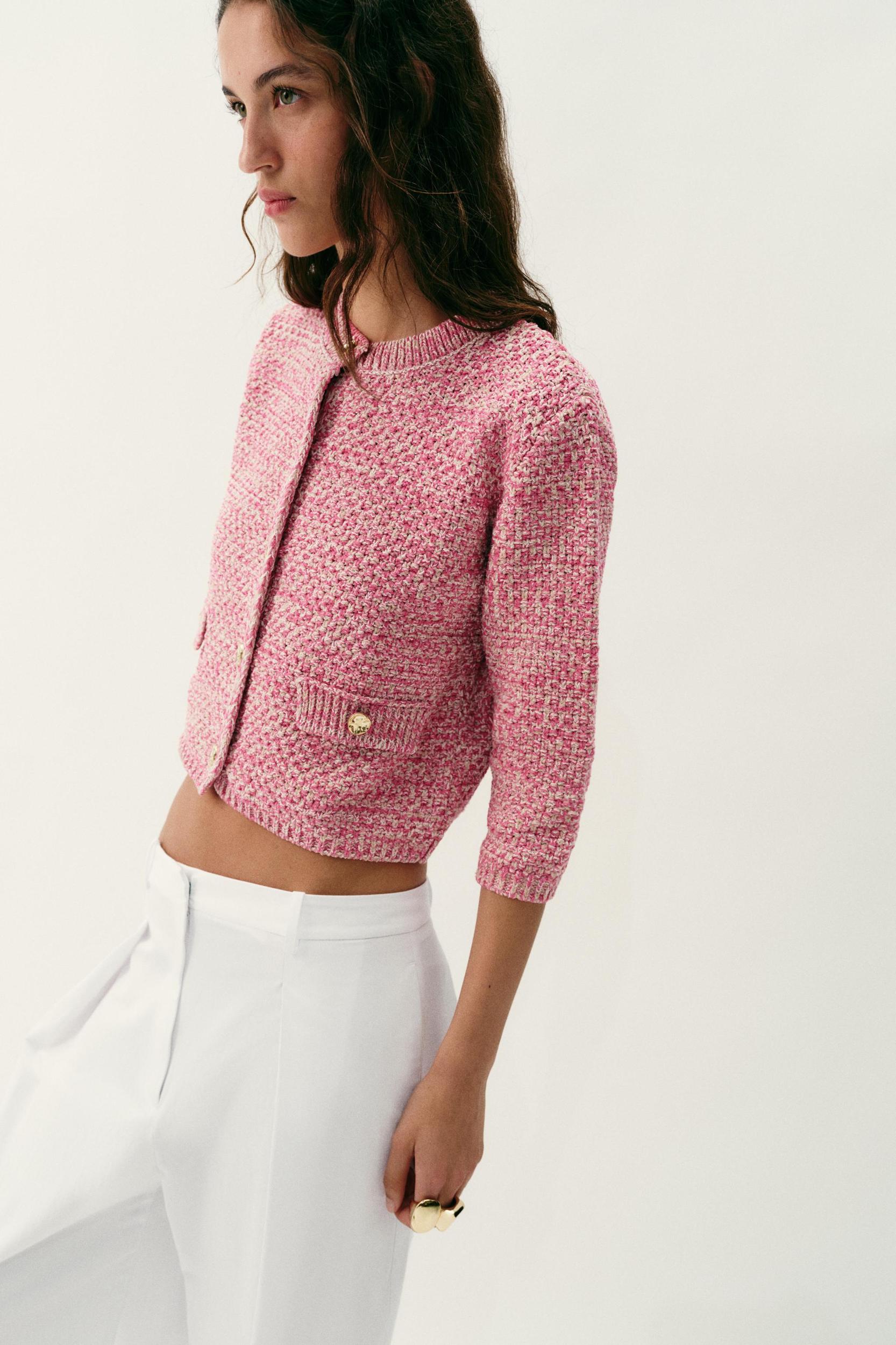 FRENCH SLEEVE CARDIGAN Product Image