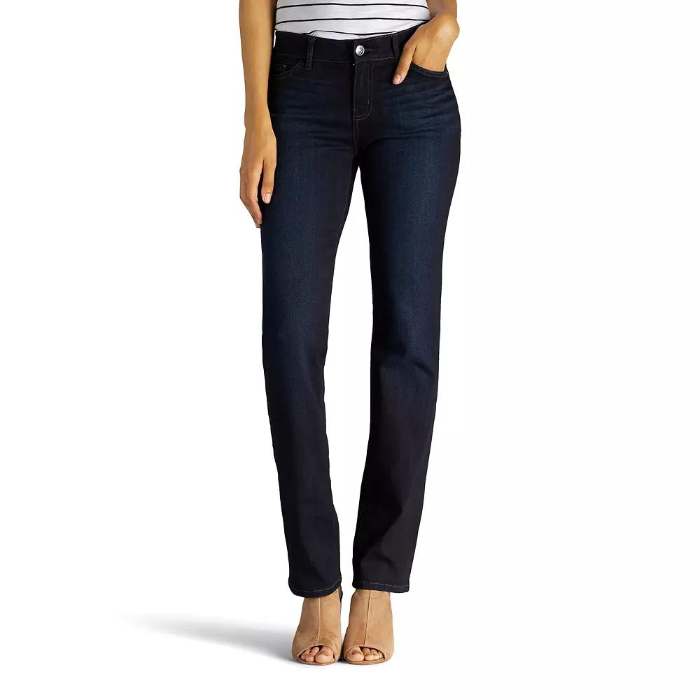 Women's Lee® Flex Motion Straight-Leg Jeans,  Product Image