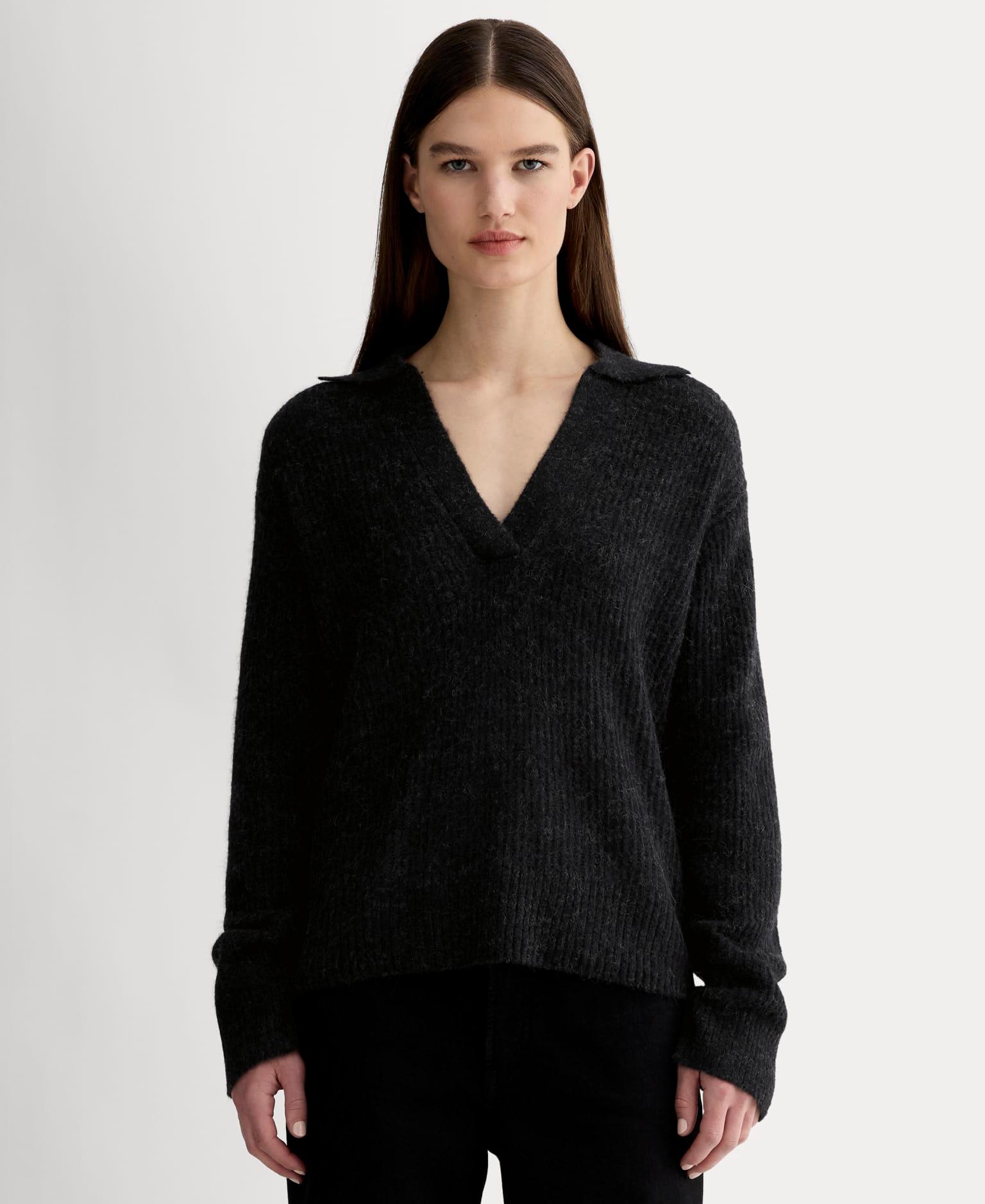 The Oversized Polo in Alpaca Product Image