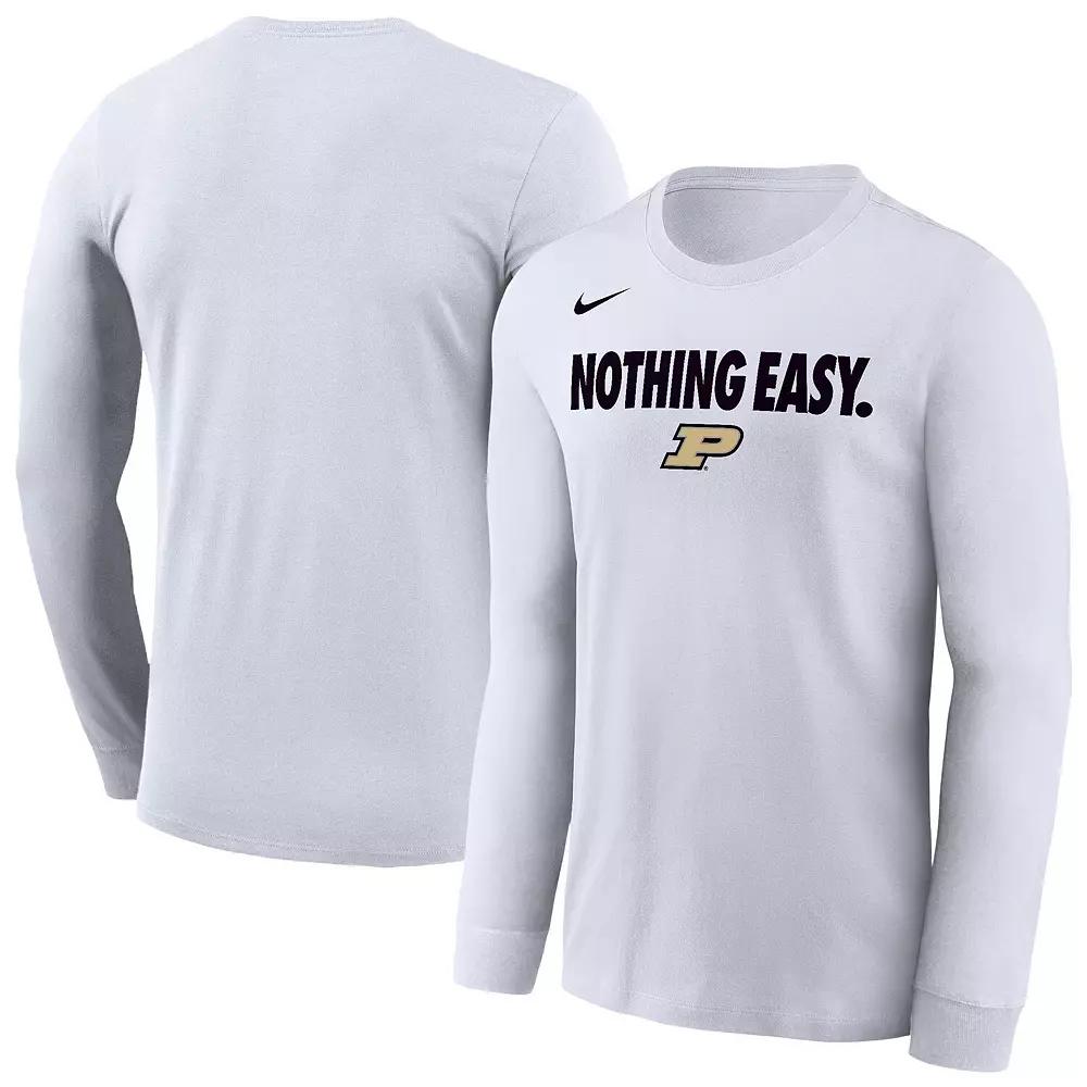Creighton Nike Mens College Long-Sleeve T-Shirt | M22284MMBJ-WHT Product Image