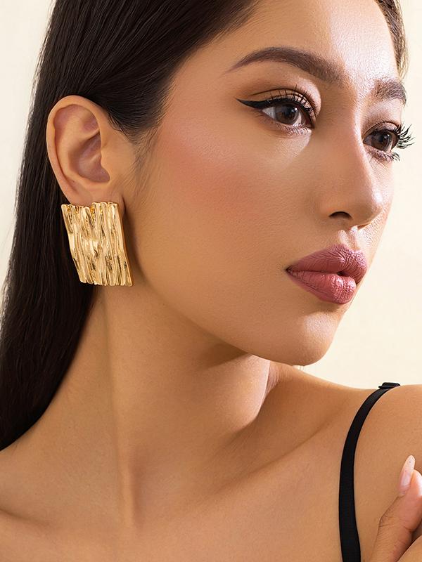 Geometric Drop Earrings Product Image