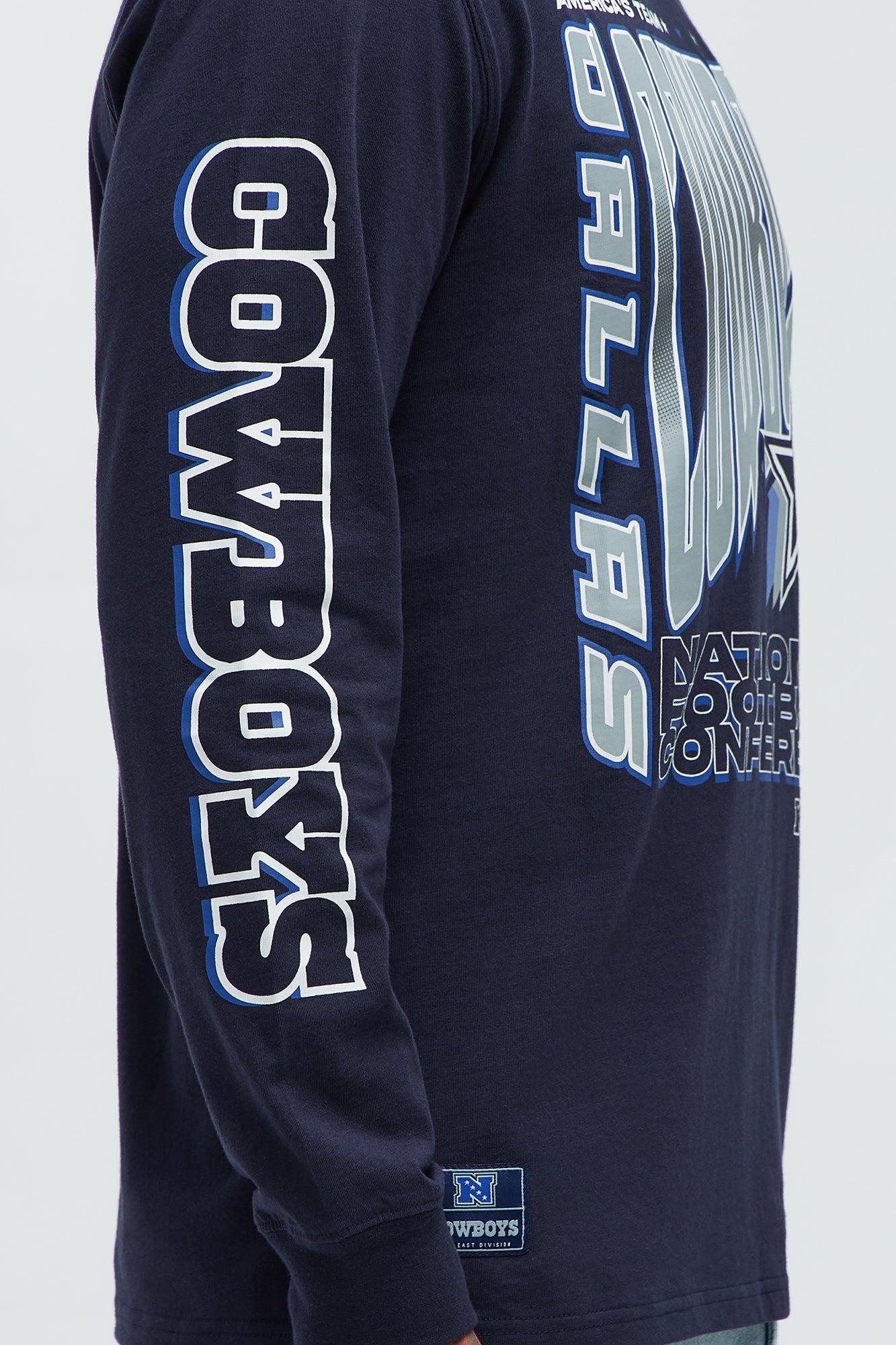 Cowboys In Orbit Long Sleeve Tee - Navy Product Image