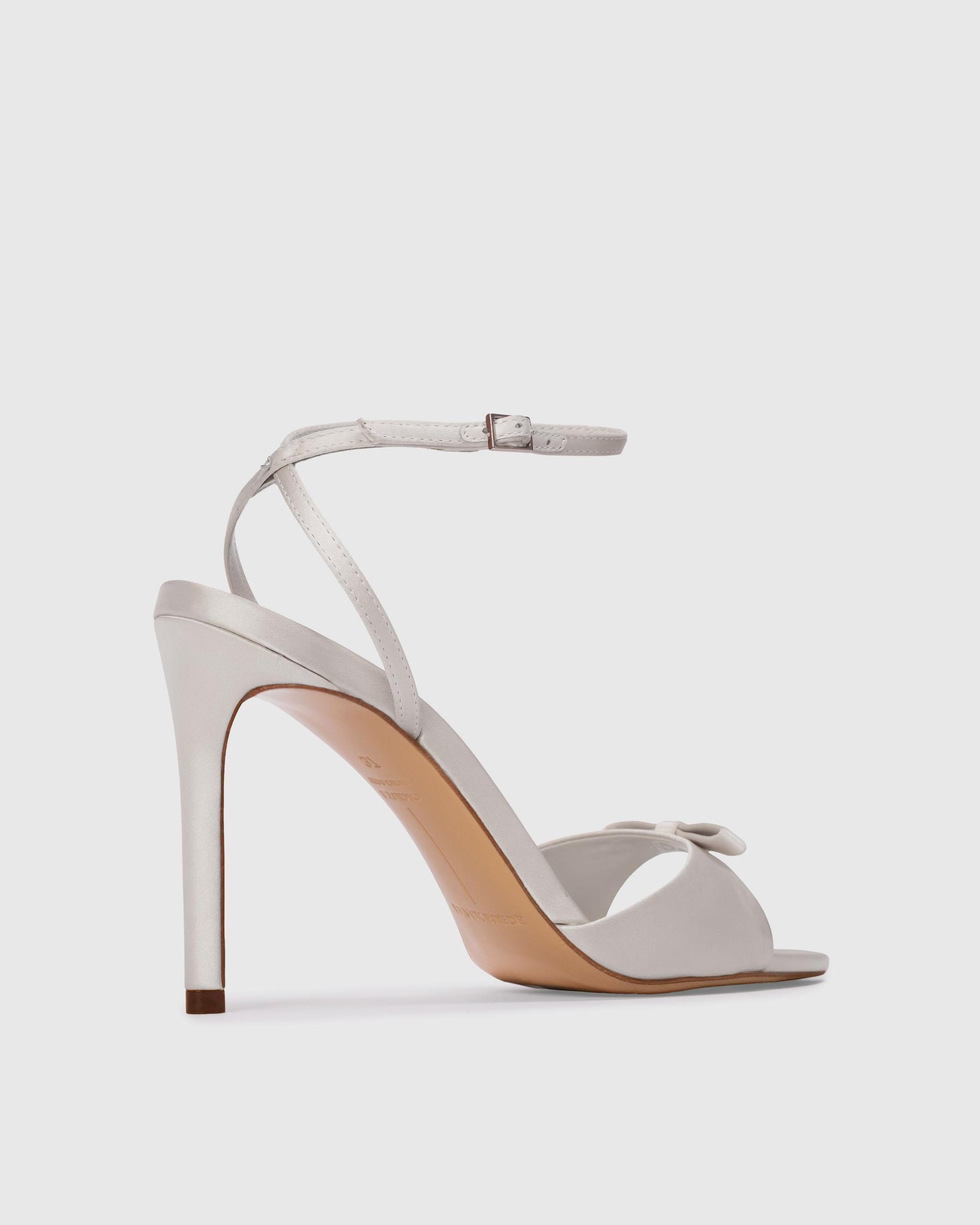 Black Suede Studio Albie 100 Sandal | Sandals for Women Product Image