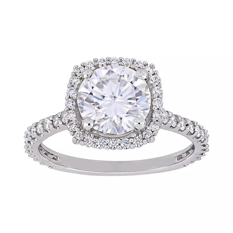 Stella Grace 10k Rose Gold Lab Created Moissanite Engagement Ring, Women's,  Product Image