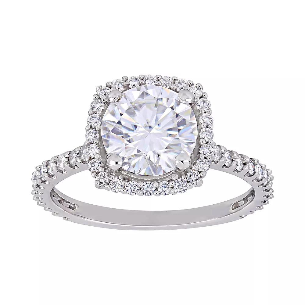 Stella Grace 10k Rose Gold Lab Created Moissanite Engagement Ring, Women's,  Product Image