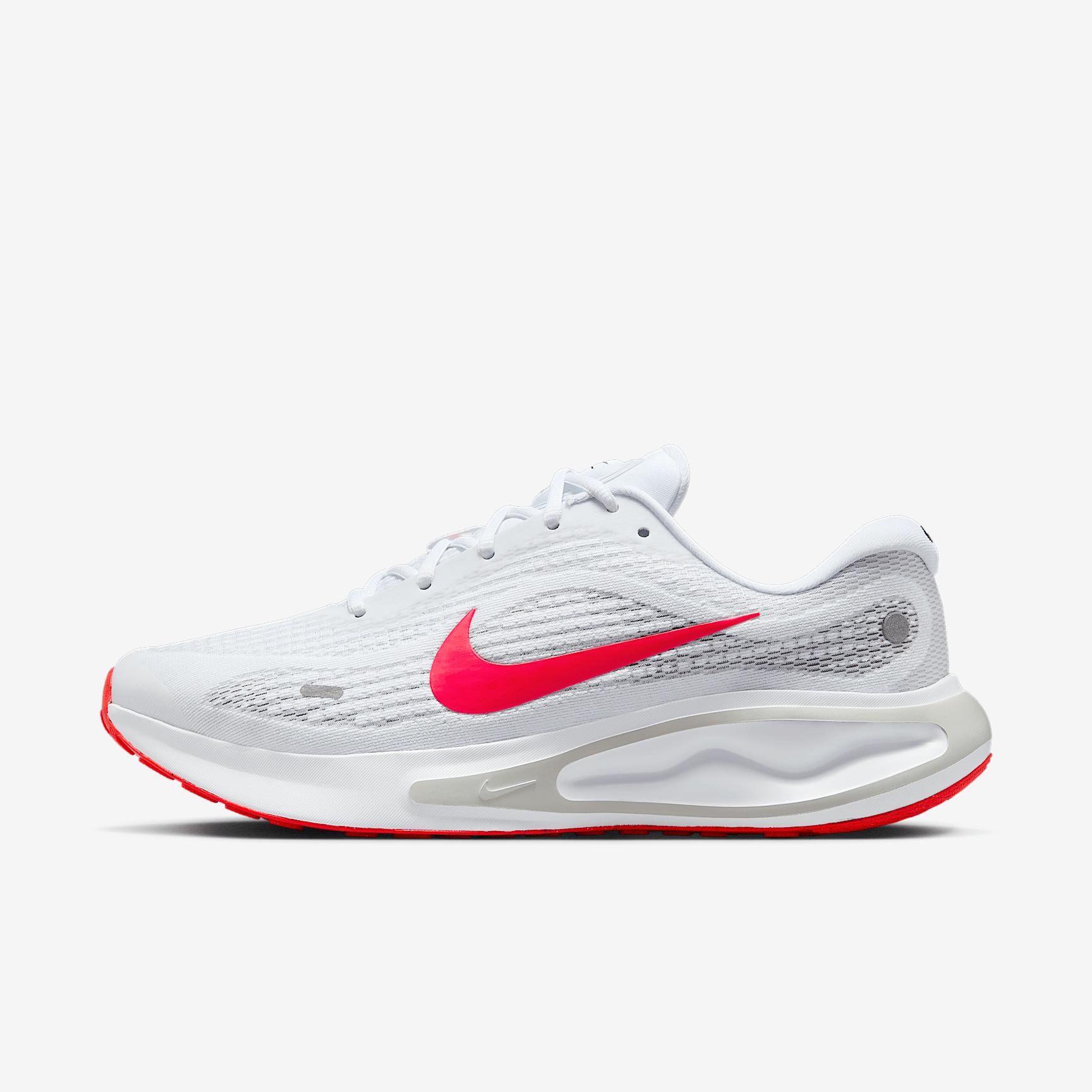 Nike Mens Journey Run Running Shoes in White/Wolf Grey/Pure Platinum Product Image